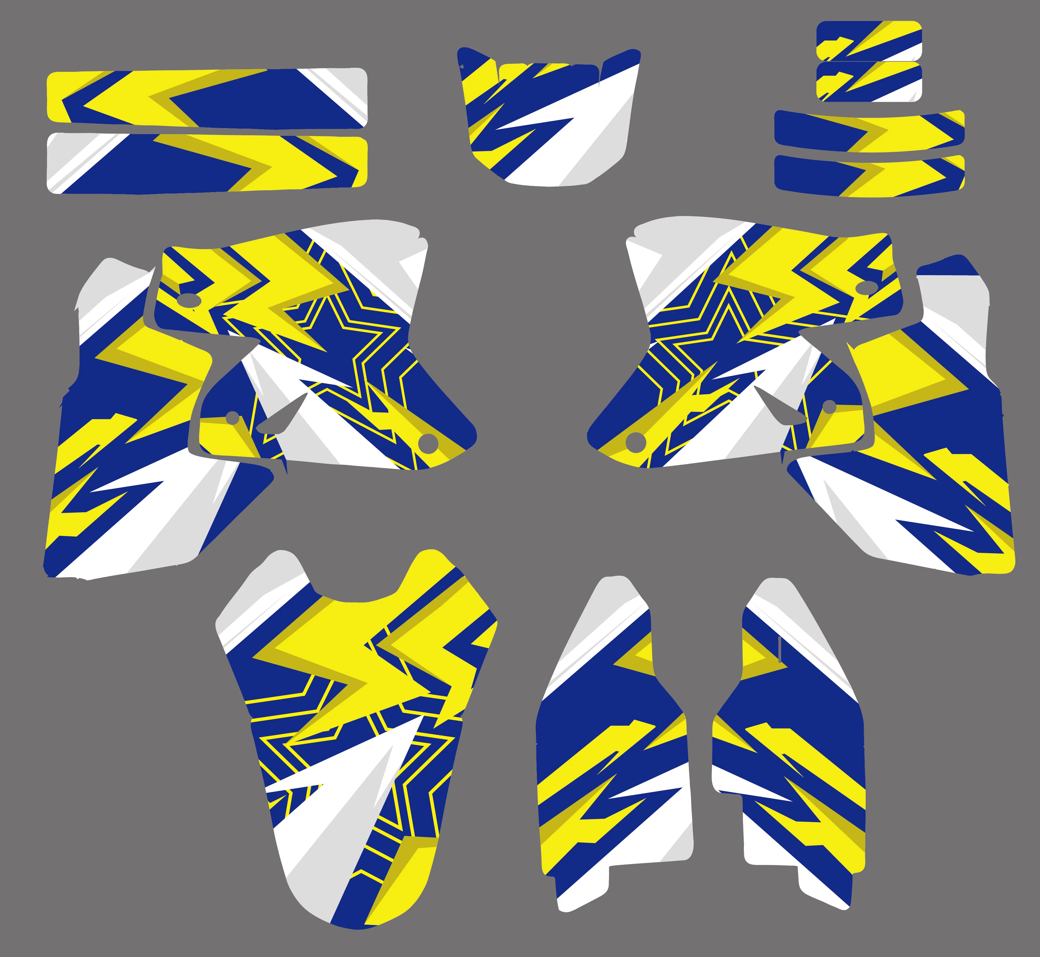 Graphics Background Decal Motorcycle Protect Stickers For SUZUKI DRZ400SM 2000-2020 - Image 4