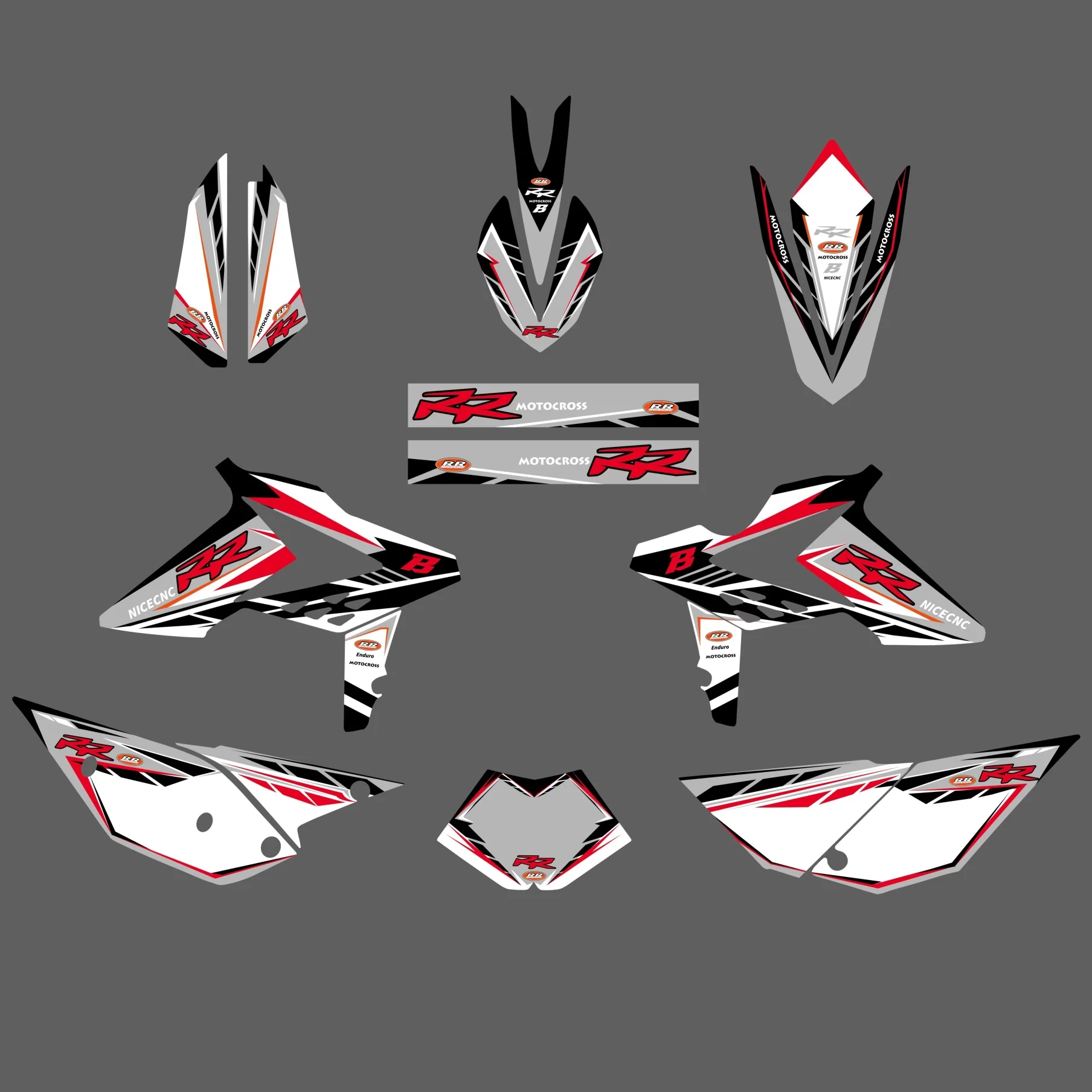 Graphics Decals Stickers Kit For Beta RR 2T/4T RR 250 300 350-480 498 2013-2017 - Image 6