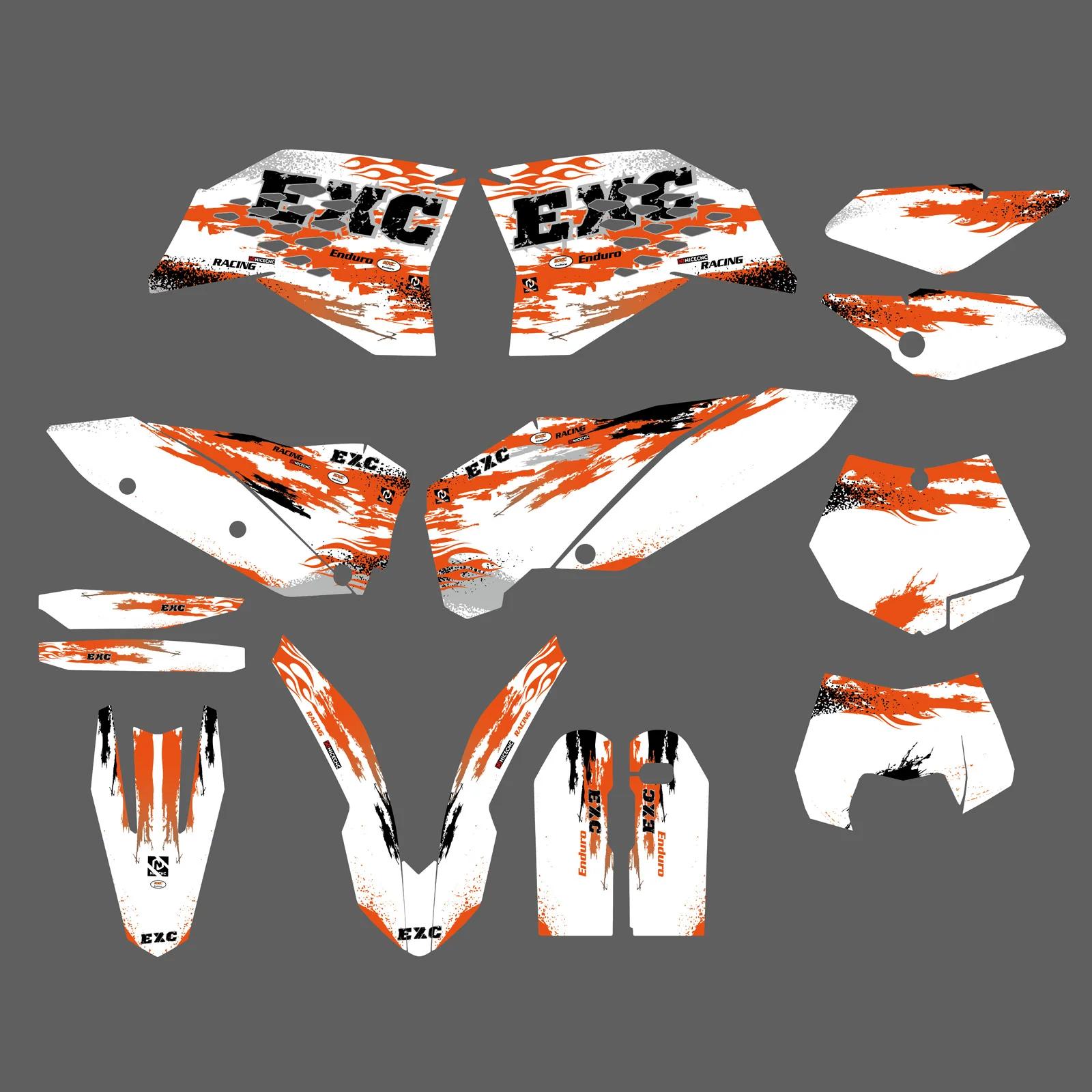 Motorcycle Graphics For KTM 350 500 EXC-F 2008-2010 - Image 2