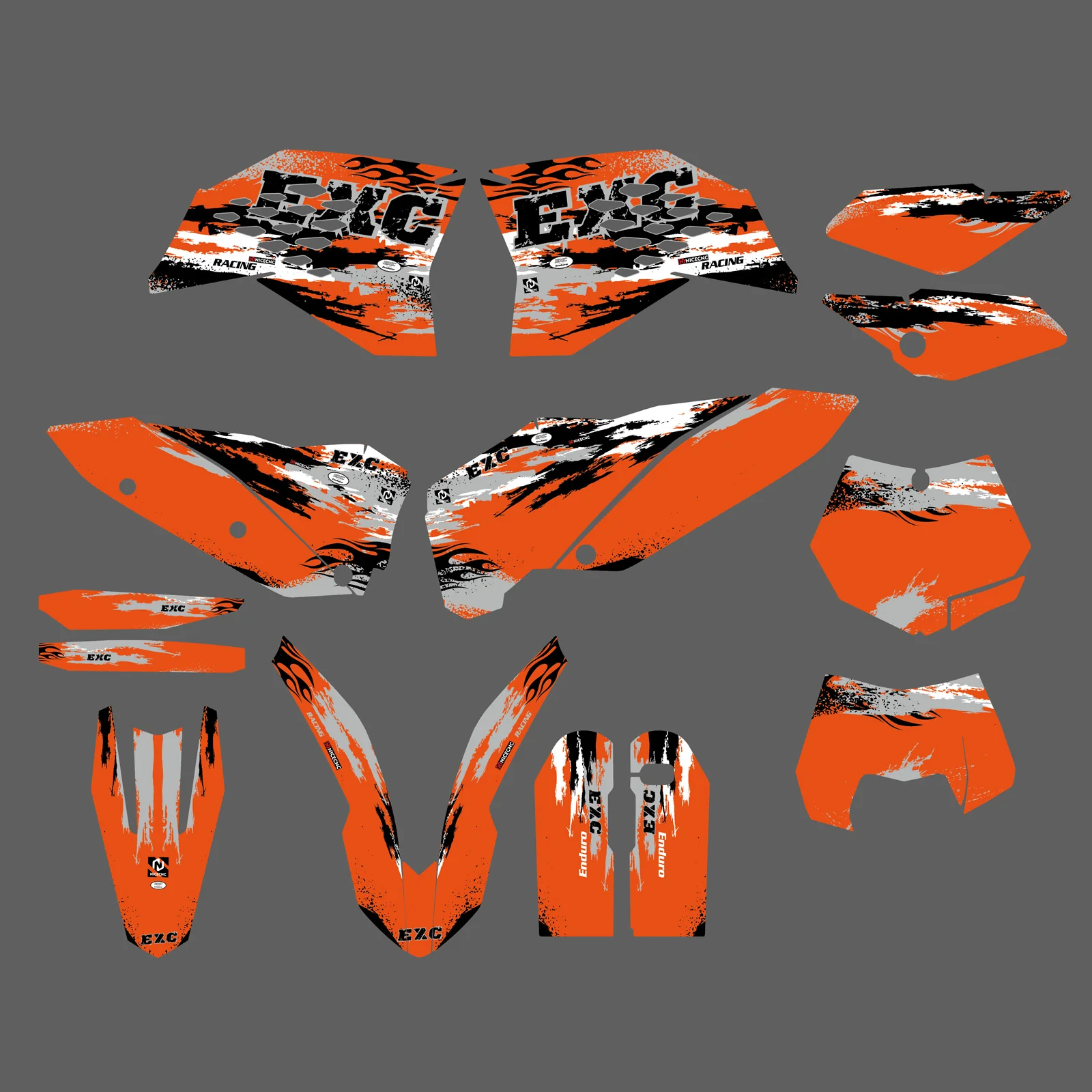 Motorcycle Graphics For KTM 350 500 EXC-F 2008-2010 - Image 4