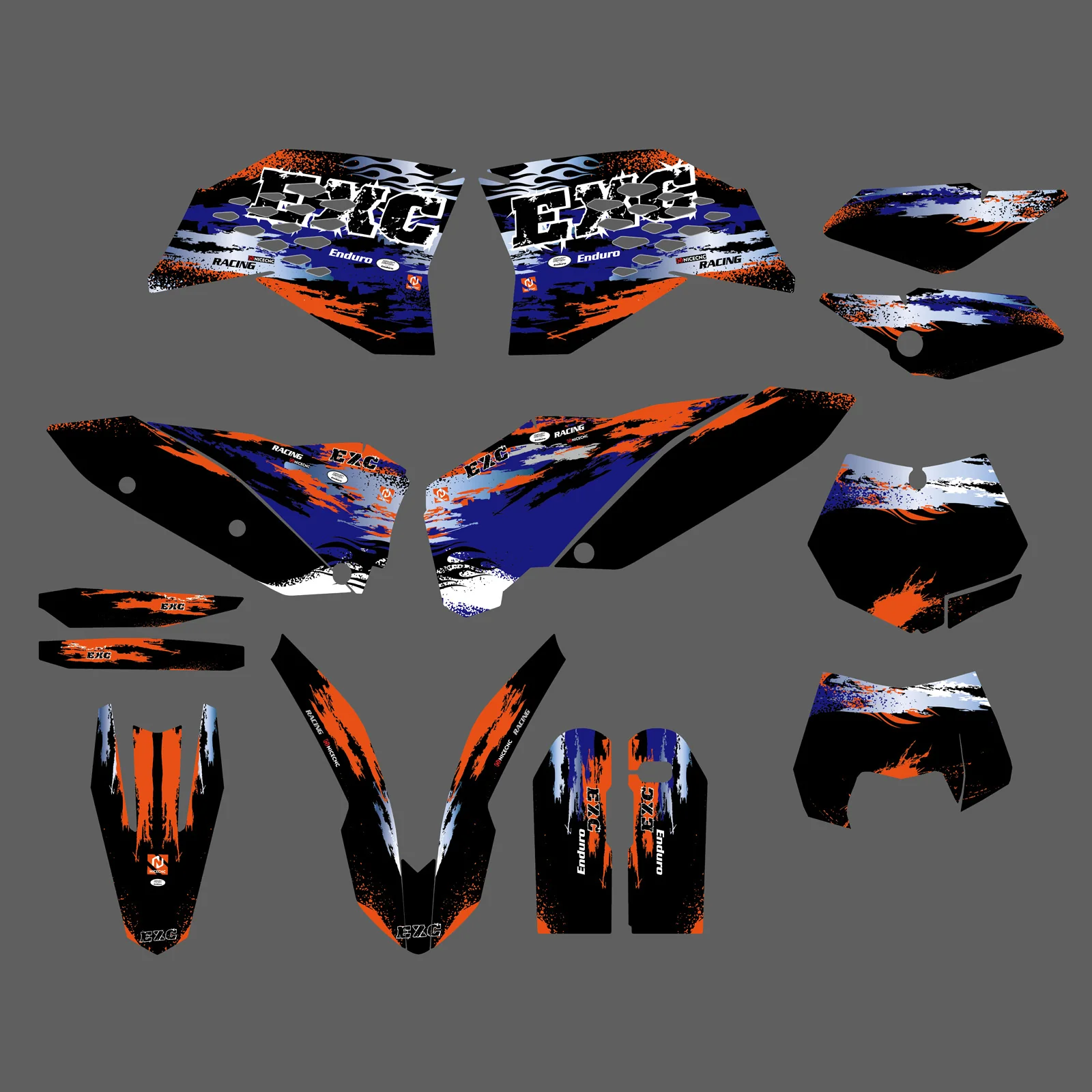 Motorcycle Graphics For KTM 350 500 EXC-F 2008-2010 - Image 5