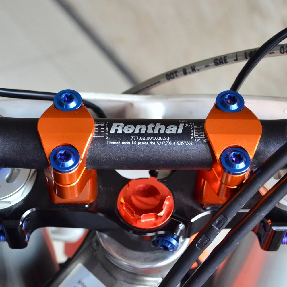 Handlebar Clamps Hold Down Bolts For KTM KTM 500 EXC F 2017-2021 - Image 4