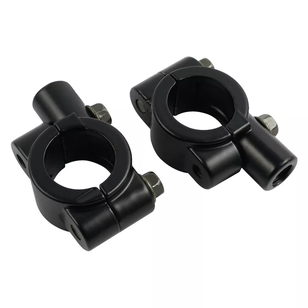 Handlebar Mirror Mount Holders Adapter Aluminum for motorcycle w 7/8"handle bar - Image 9