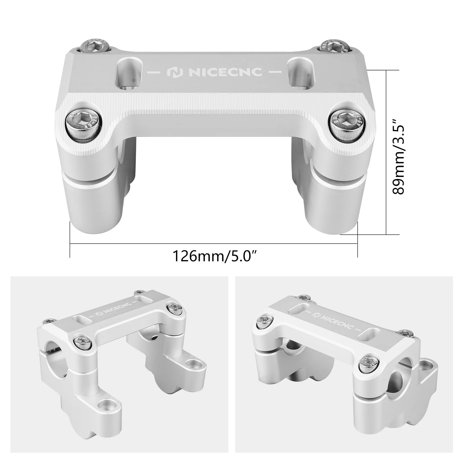 Handlebar Riser For BMW R1200GS Adventure 2014-2018 R1250GS Adventure 2019-2024 - Image 13
