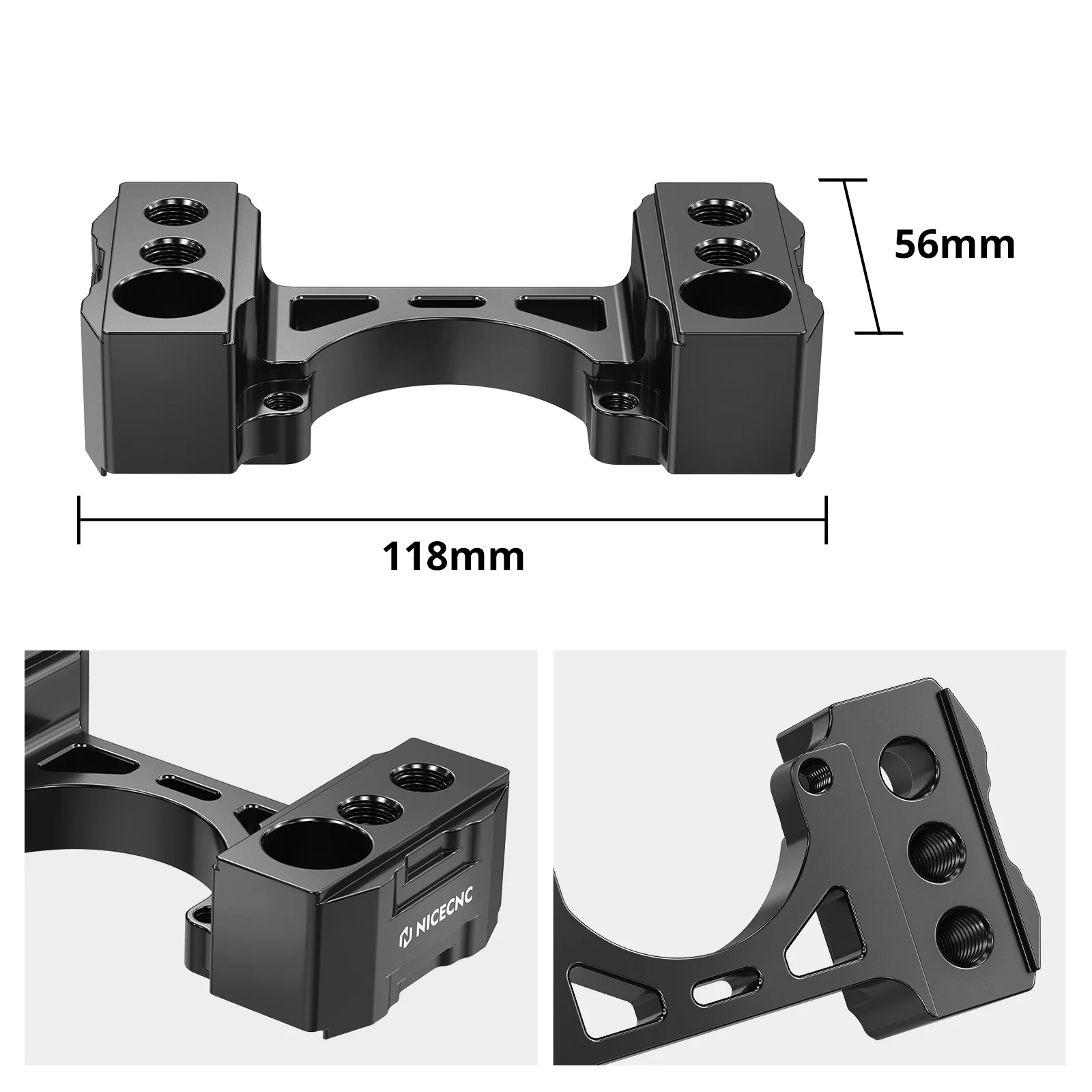 NICECNC Handlebar Riser Kit For Husqvarna NORDEN 901 2022-2023 - Image 3