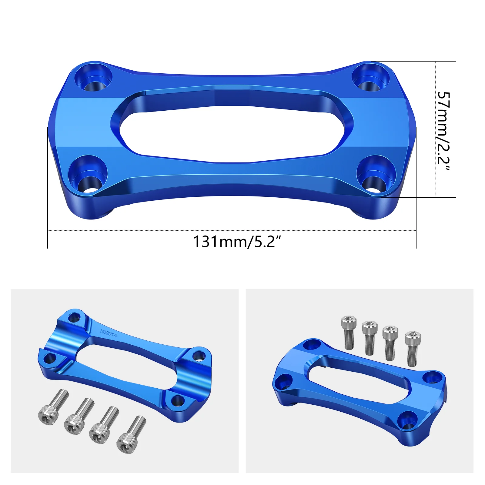 1 1/8" 28.6MM Handlebar Stabilizer Mount Riser Clamp for Yamaha YZ125/250 2007-2020 - Image 13