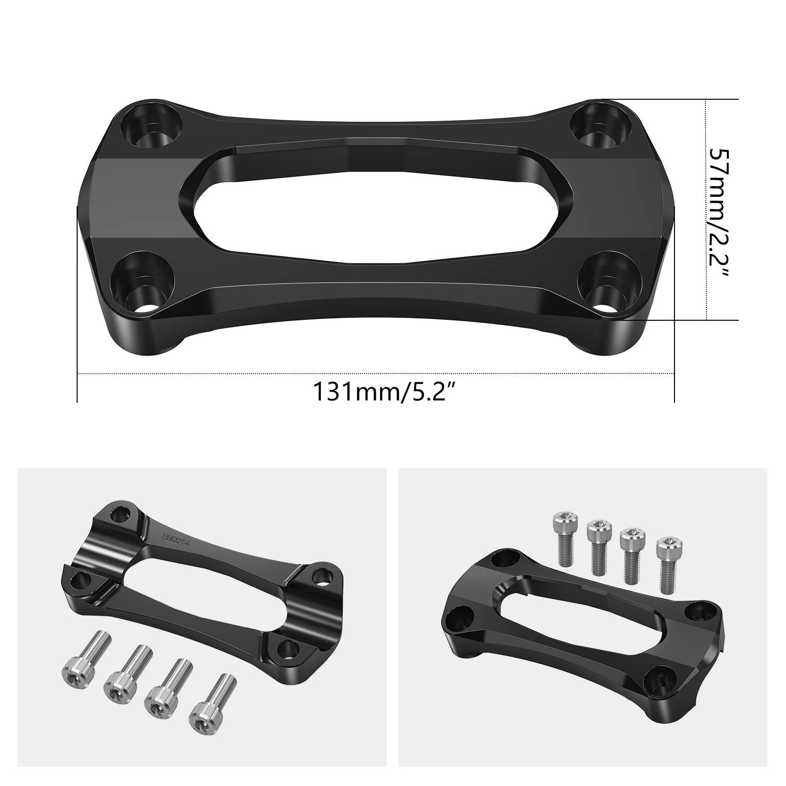 1 1/8" 28.6MM Handlebar Stabilizer Mount Riser Clamp for Yamaha YZ125/250 2007-2020 - Image 7