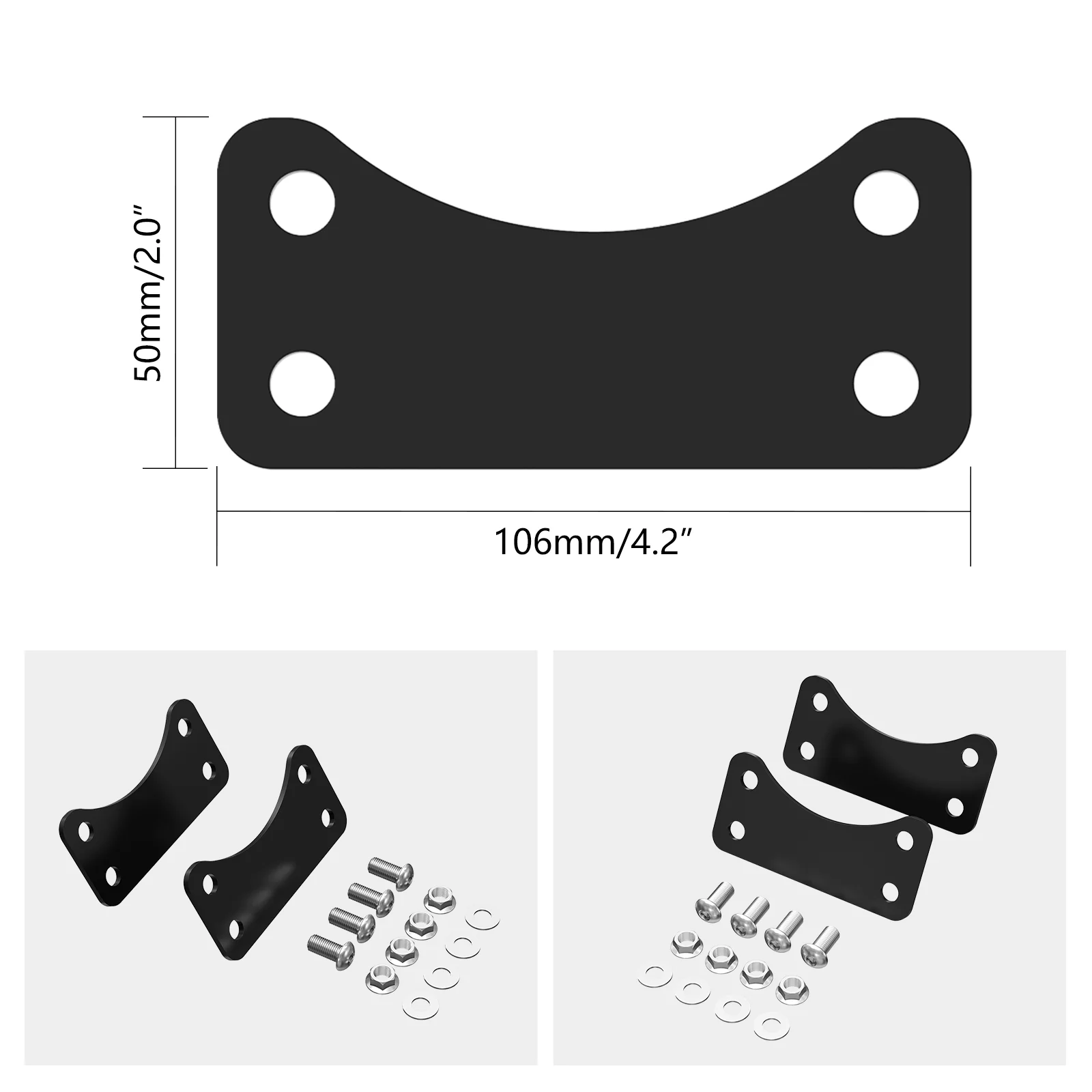 Front Fender Riser Relocator Lift Bracket For Harley CVO Road Glide Electra Street Glide - Image 3