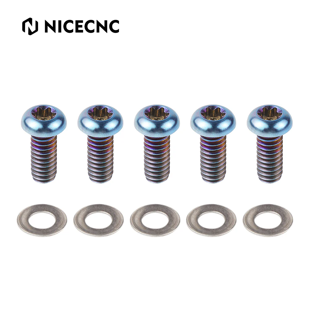 Derby Clutch Cover Screws Bolts For Harley Dyna Fat Street Bob Low Rider Super Glide - Image 4
