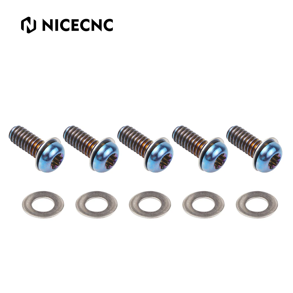 Derby Clutch Cover Screws Bolts For Harley Dyna Fat Street Bob Low Rider Super Glide - Image 8