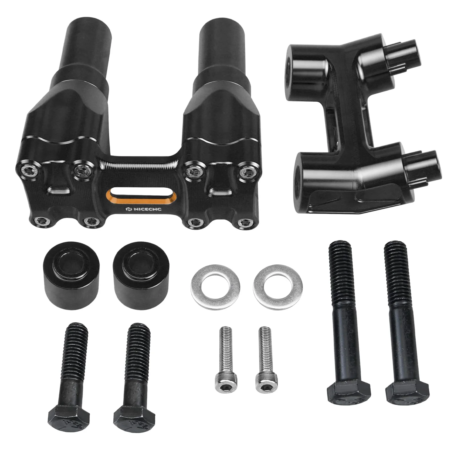 Modular Kickback Handlebar Riser For Harley Sportster 1200 48 XL Iron 883 XL883N - Image 18