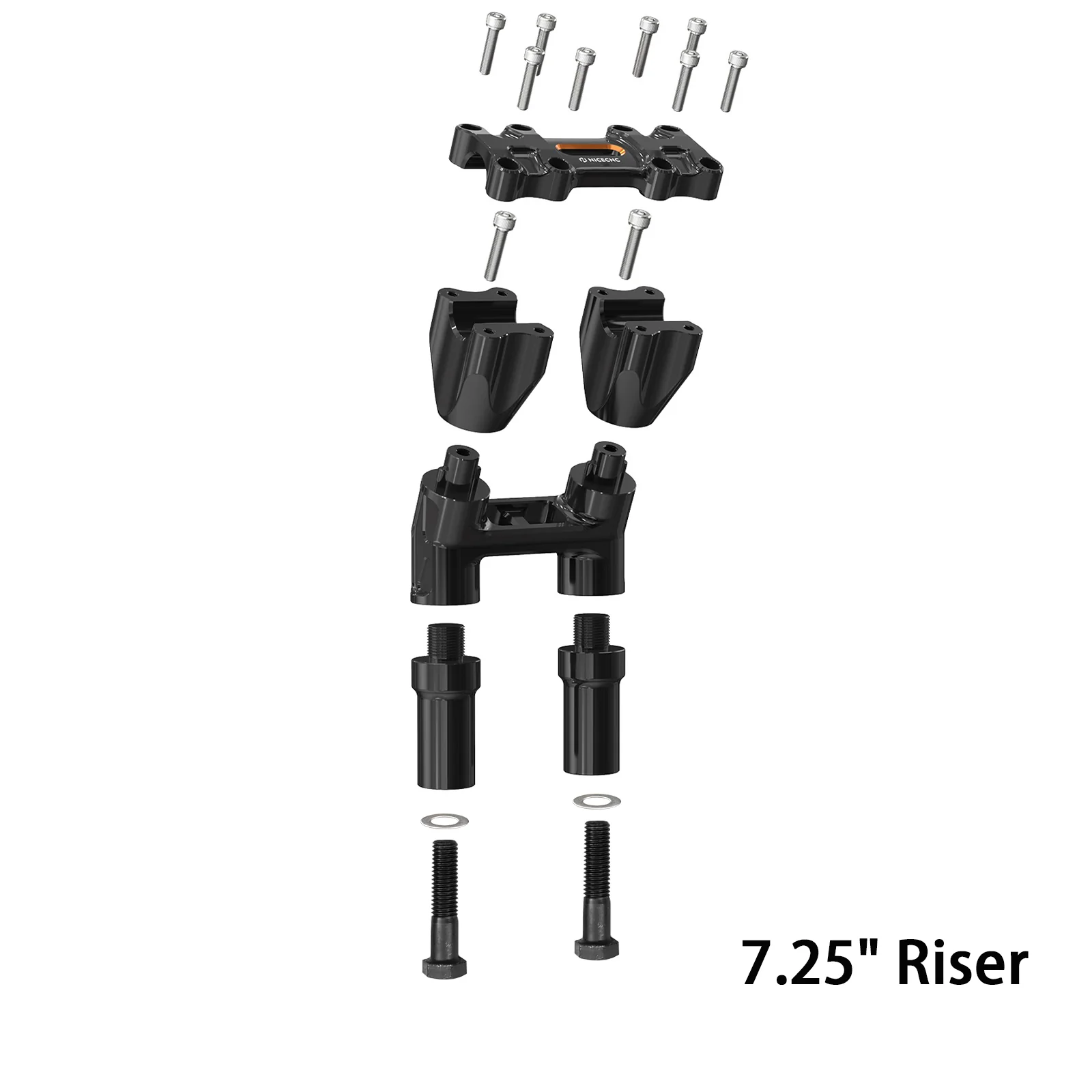 Modular Kickback Handlebar Riser For Harley Sportster 1200 48 XL Iron 883 XL883N - Image 21