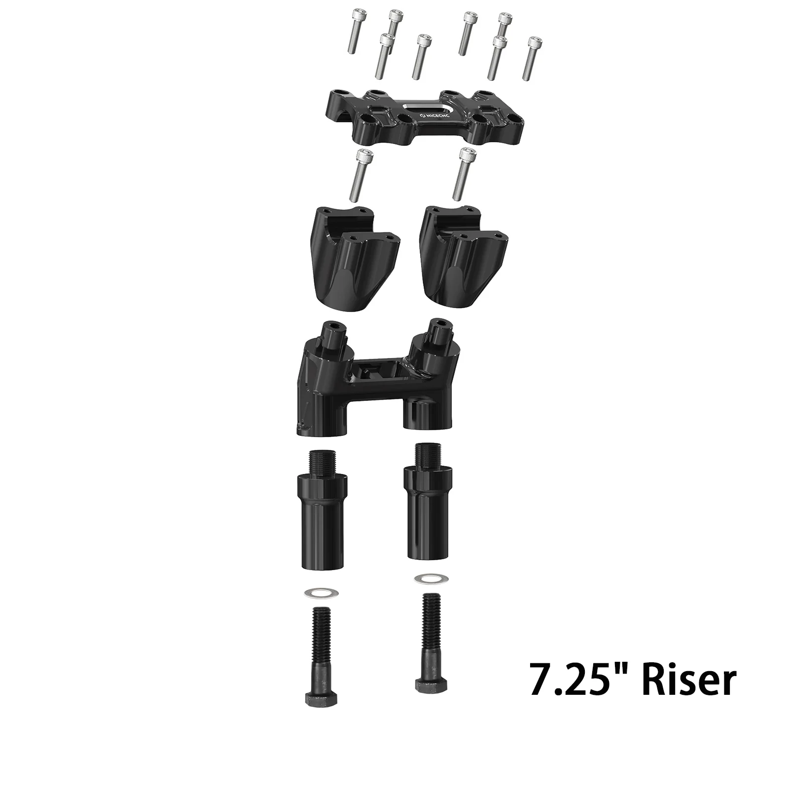 Modular Kickback Handlebar Riser For Harley Sportster 1200 48 XL Iron 883 XL883N - Image 4