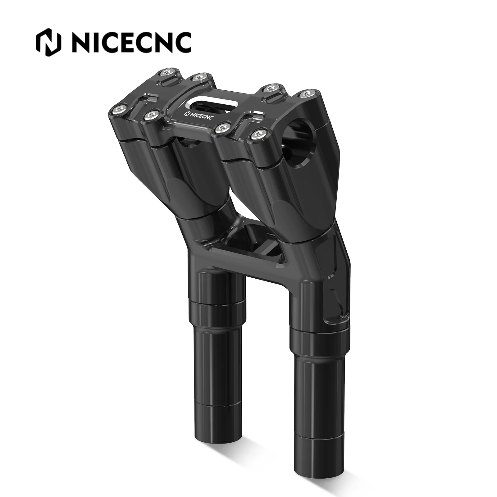 Modular Kickback Handlebar Riser For Harley Sportster 1200 48 XL Iron 883 XL883N - Image 7