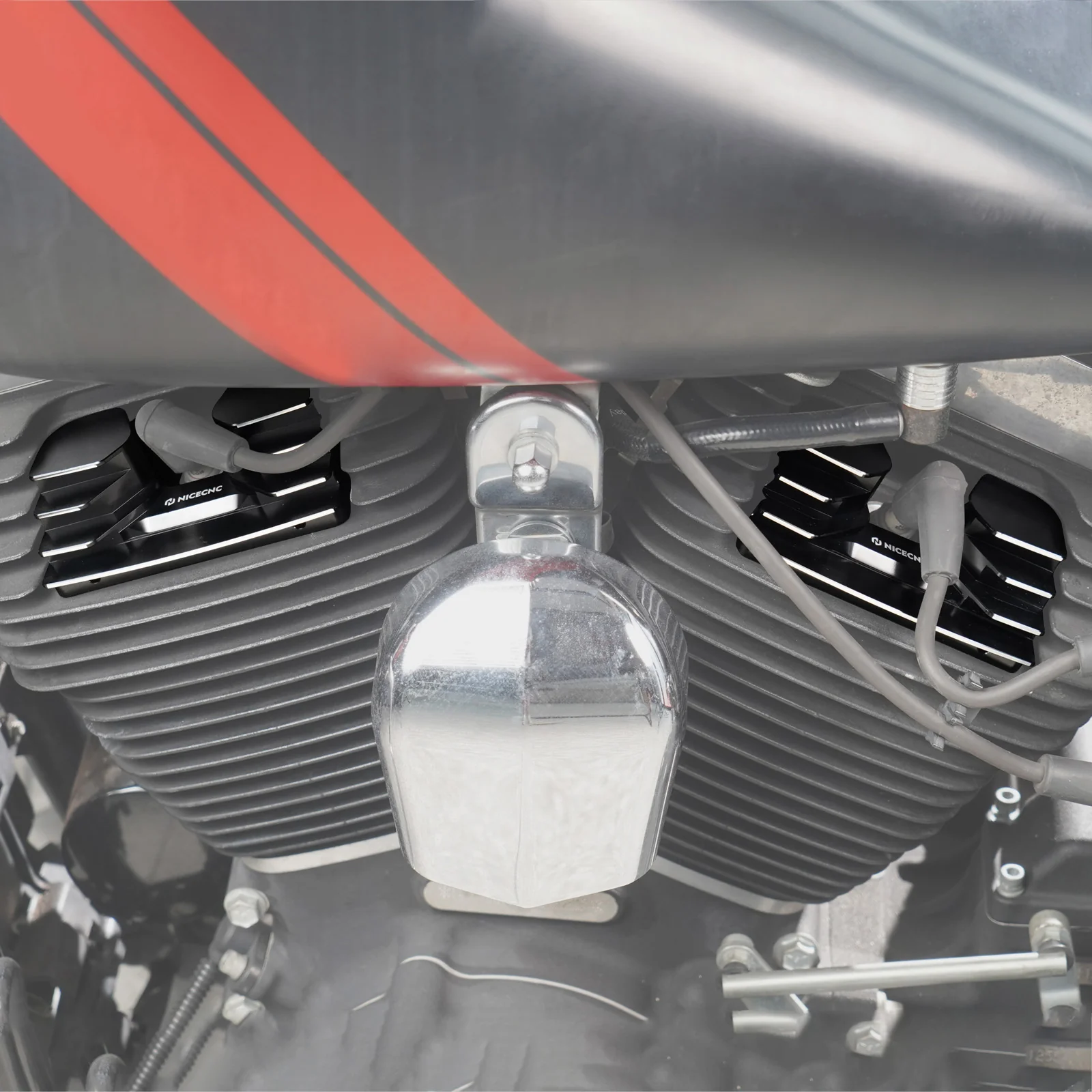 V Twin Cam Spark Plug Covers For Harley Dyna Low Rider Street Fat Bob Super Glide - Image 10