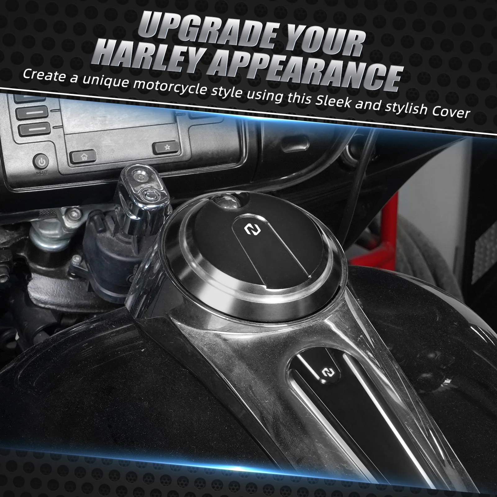 Fuel Console Door Gas Tank Cap For Harley Electra Street Glide Ultra Limited - Image 4