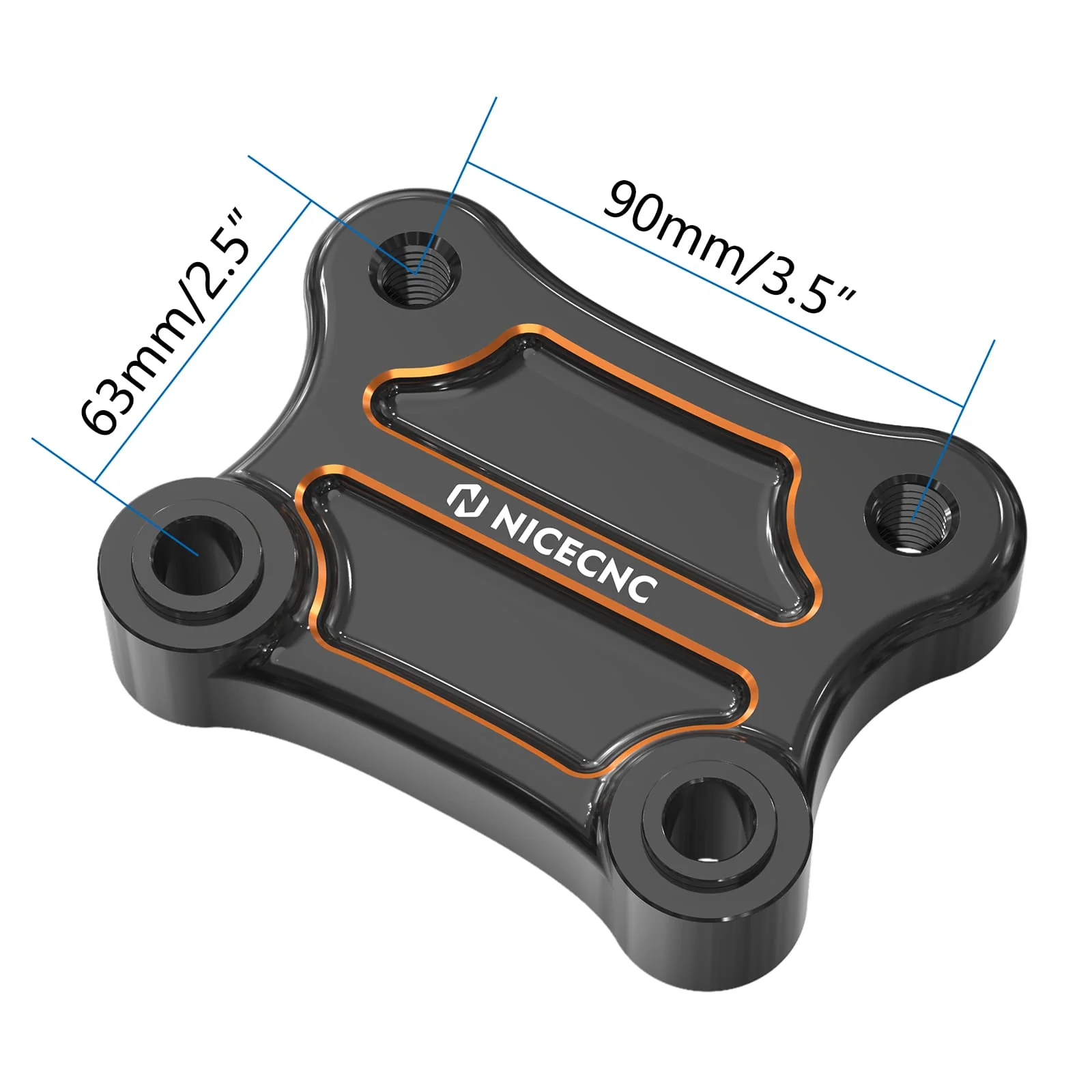 Handlebar Riser Pull Back Adapter Plate For Harley Electra Tri Street Glide Ultra Limited - Image 6