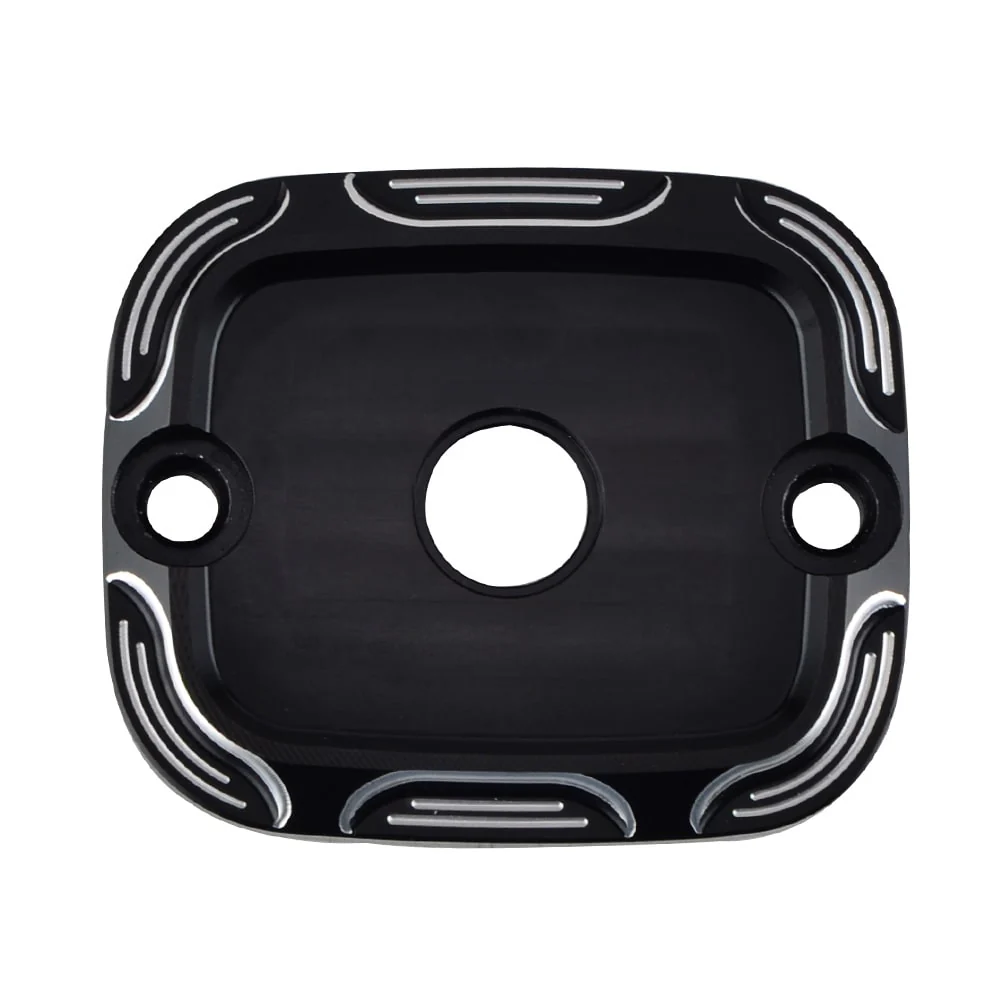 Front Hydraulic Brake Master Cylinder Cover Cap For Harley Davidson - Image 3