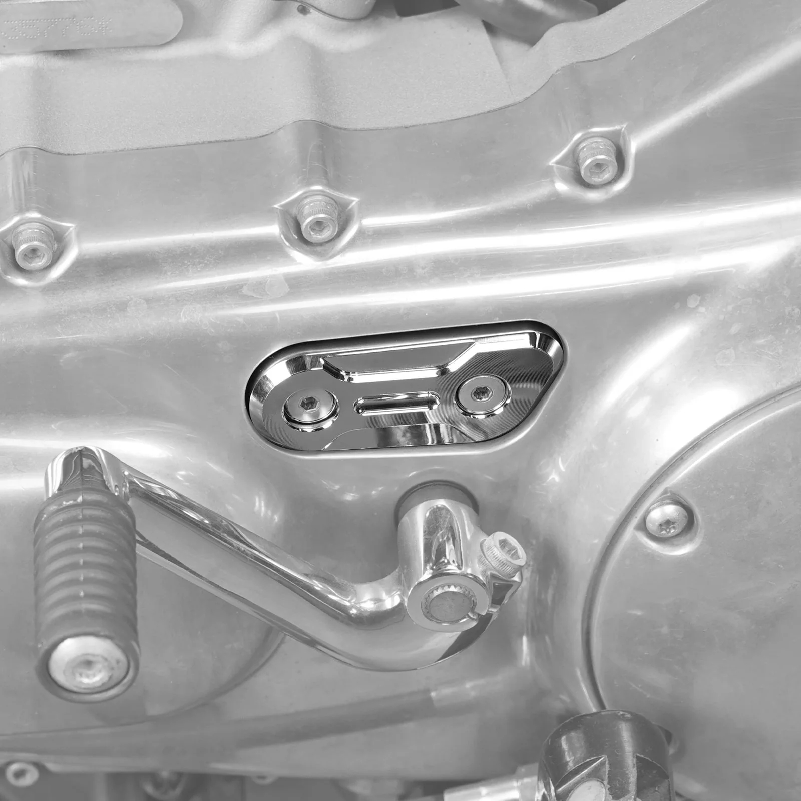 Chrome-Plating Inspection Cover For Harley Sportster 1200 Iron 883 Forty Eight - Image 2