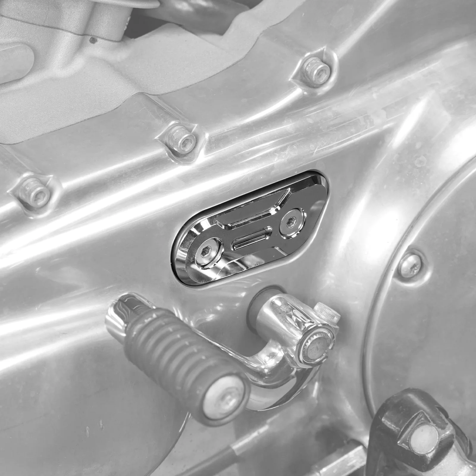 Chrome-Plating Inspection Cover For Harley Sportster 1200 Iron 883 Forty Eight - Image 3