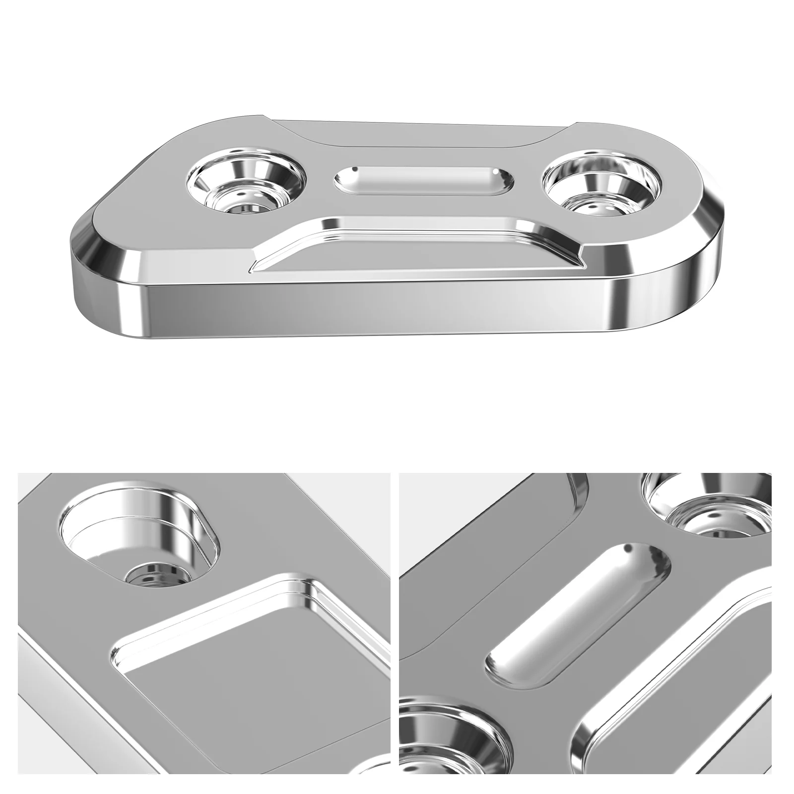 Chrome-Plating Inspection Cover For Harley Sportster 1200 Iron 883 Forty Eight - Image 4