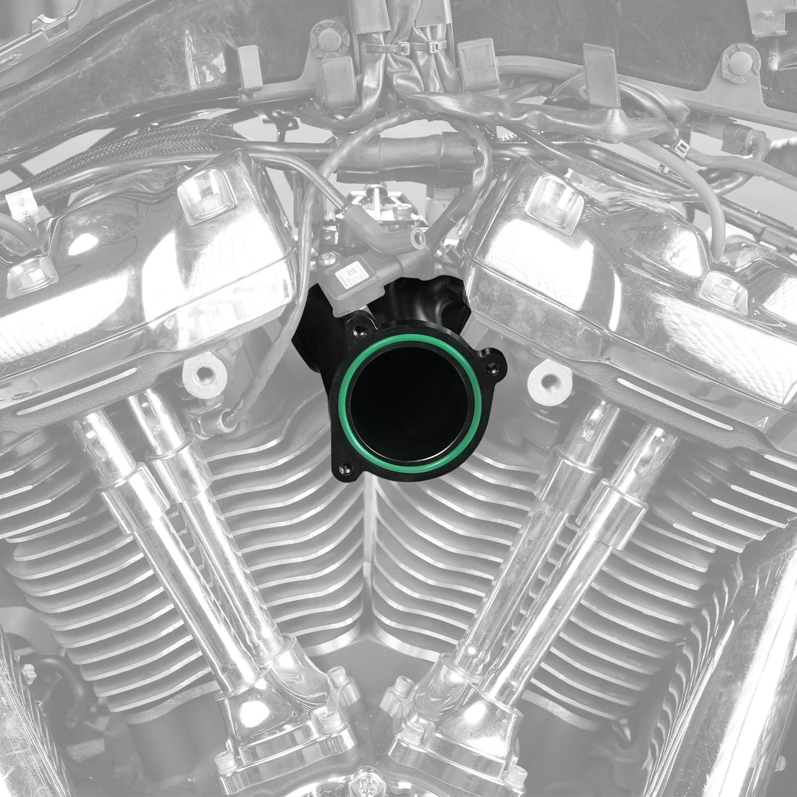 57mm M8 Engine Air Intake Manifold For Harley Road King Street Glide 55mm Stock Manifold - Image 16