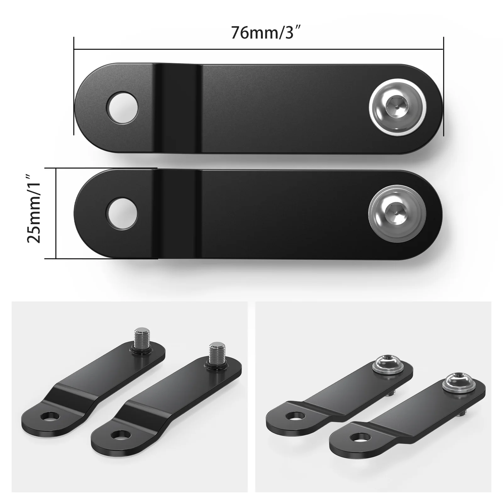 Gas Tank Lift Riser Bracket Extension Kit For Harley Sportster 72 48 XL Iron 883 XL883N - Image 4