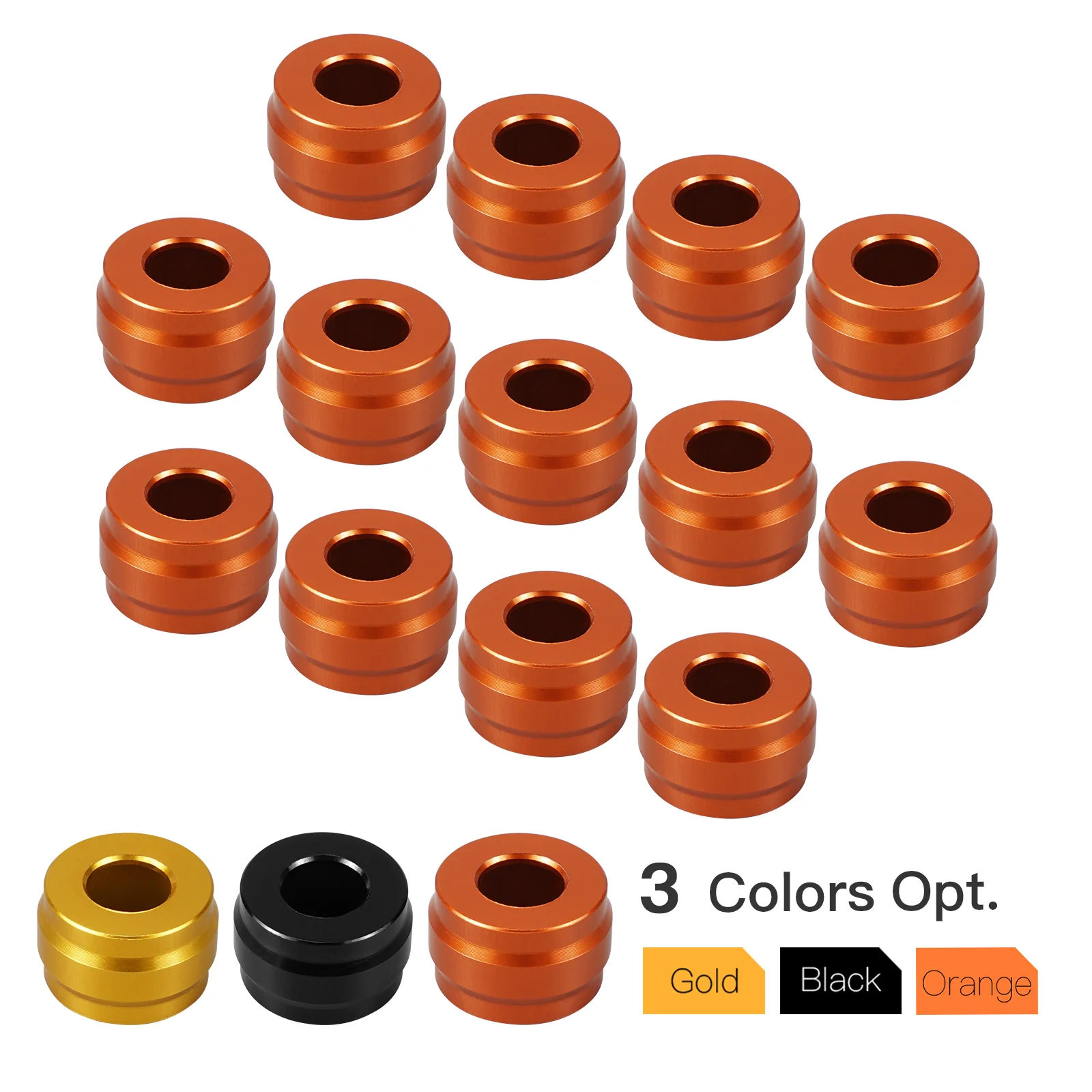 M8 Primary Cover Decorative Bolt Caps For Harley Dyna Low Rider Super Glide Street Bob
