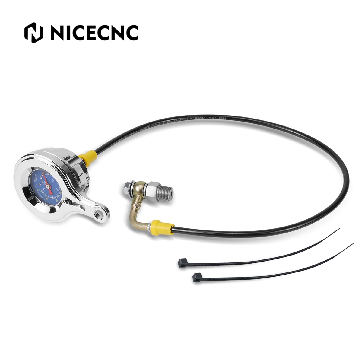 M8 Oil Pressure Gauge Kit For Harley Road King Electra Street Glide Ultra Limited - Image 11