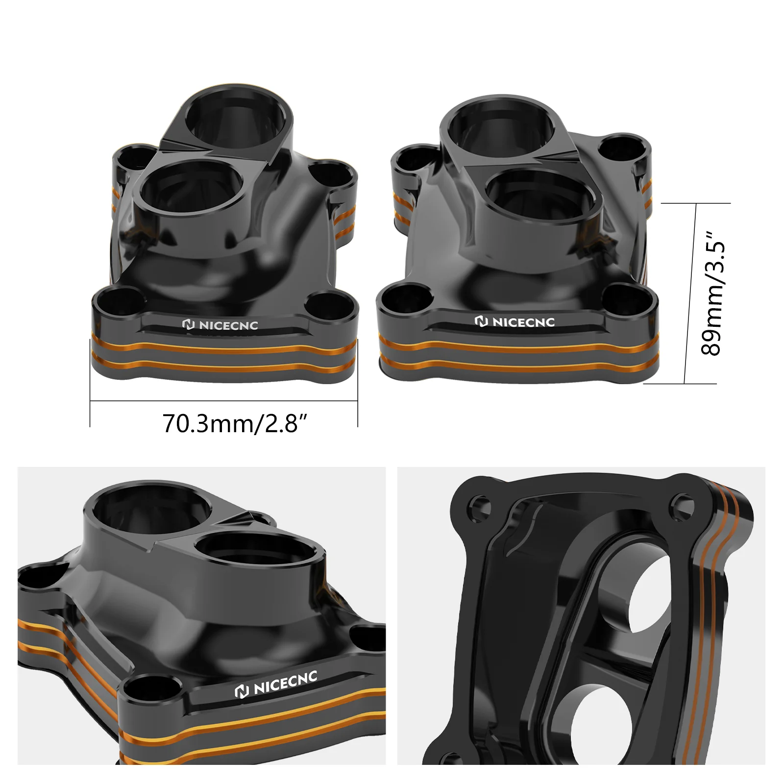 M8 Engine Lifter Tappet Covers For Harley Road King Electra Street Glide Ultra Limited - Image 7