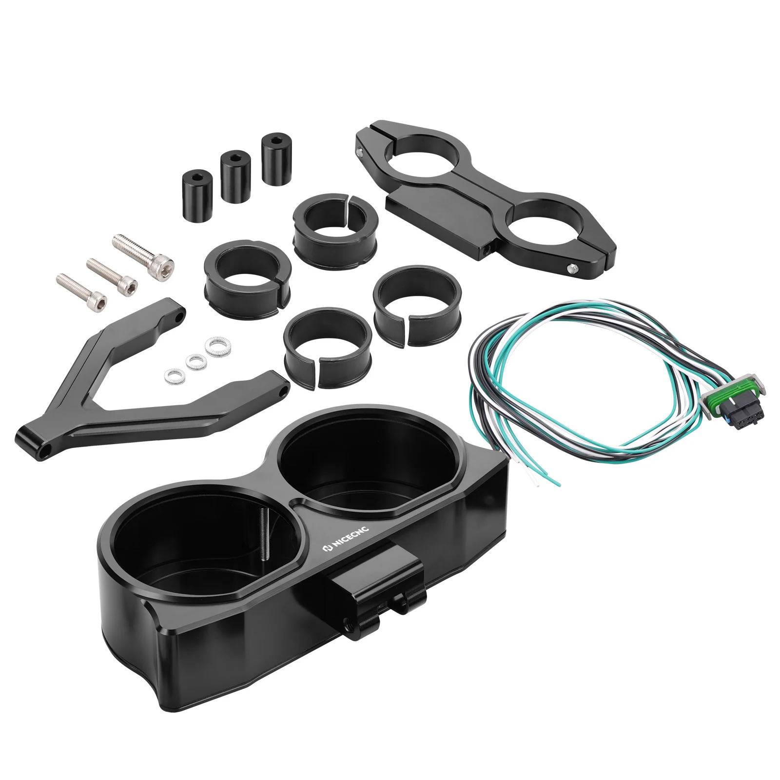 Instrument Speedometer Gauges Relocation Bracket Kit For Harley Road Glide 2015-2023 - Image 4