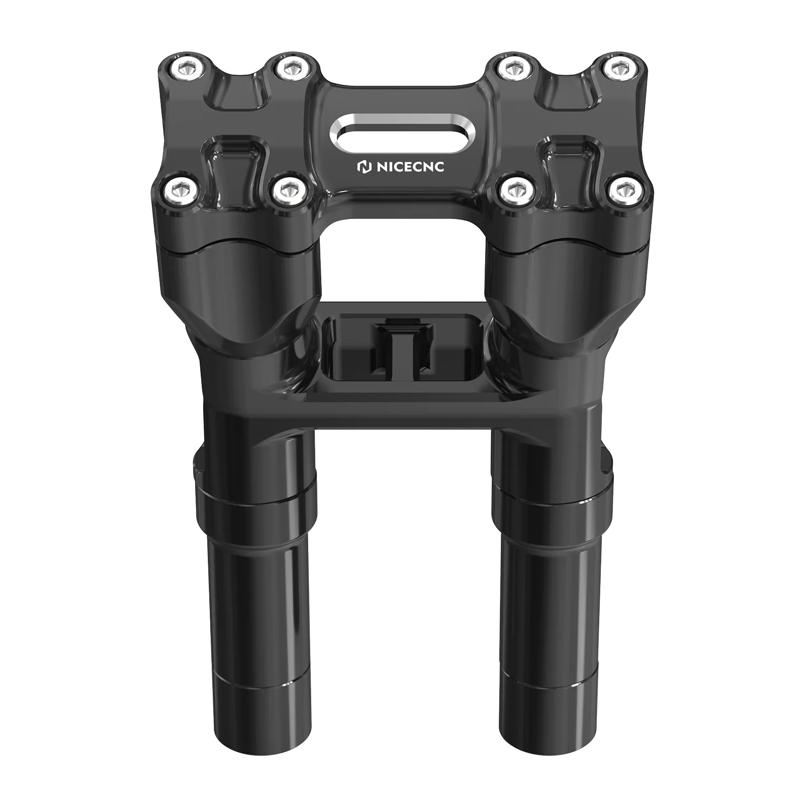 Handlebar Risers + Speedo Gauge Relocation Bracket Kit For Harley Road Glide 2015-2023 - Image 5