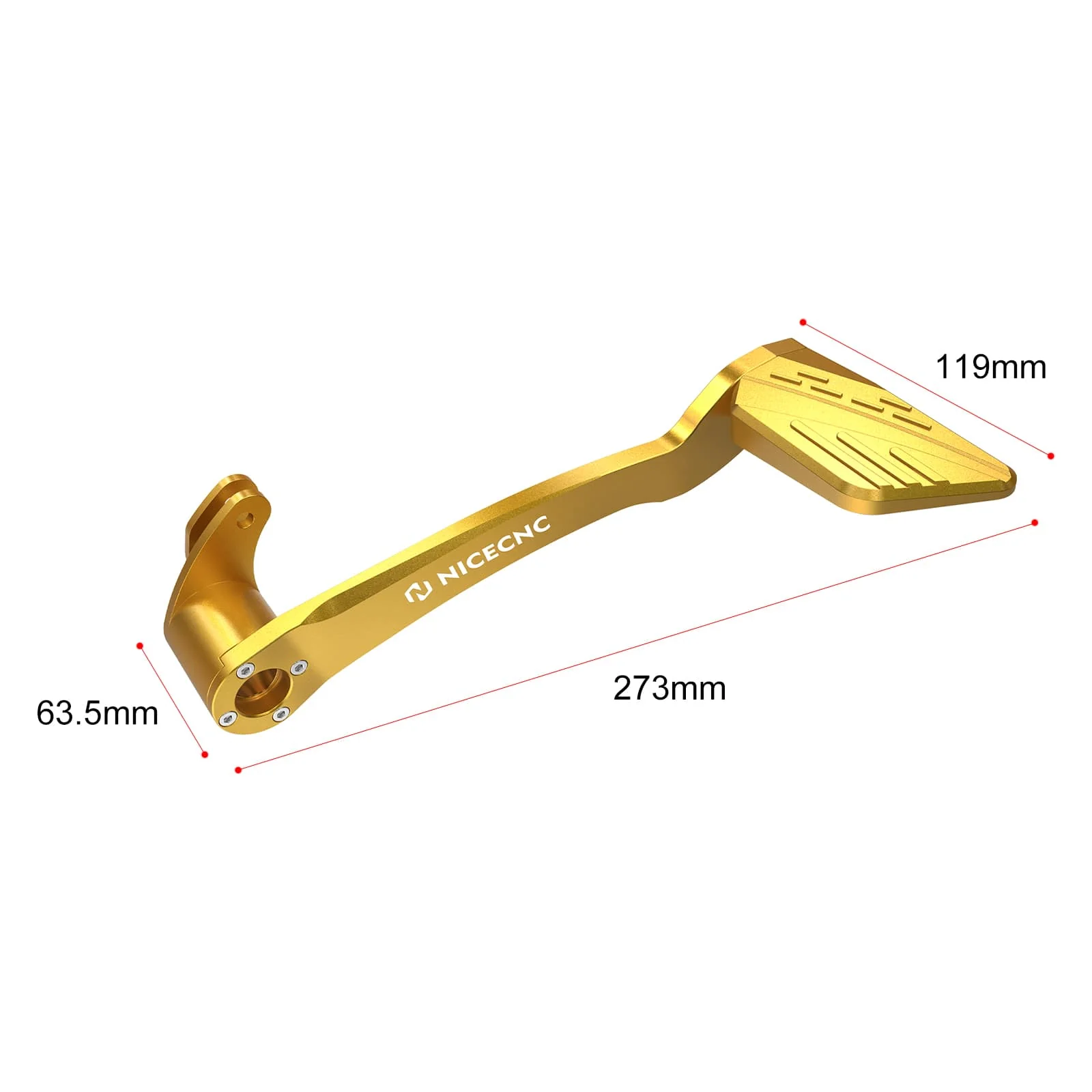 Integrated Rear Brake Arm Lever Peg Pedal Kit For Harley Road King Electra Street Glide - Image 10