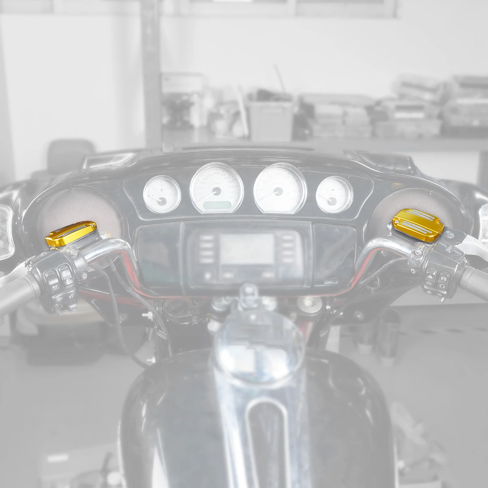 Clutch Brake Master Cylinder Reservoir Cover For Harley Road King Electra Street Glide - Image 14