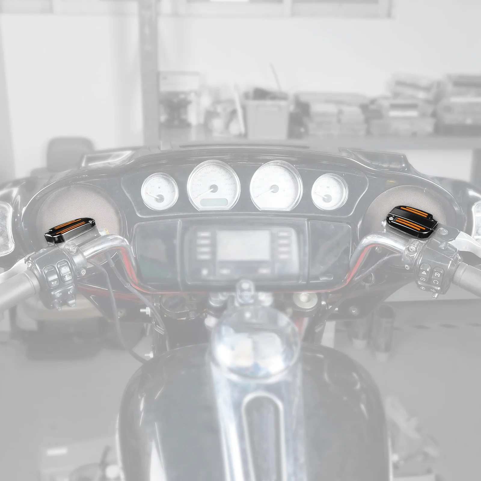 Clutch Brake Master Cylinder Reservoir Cover For Harley Road King Electra Street Glide - Image 9