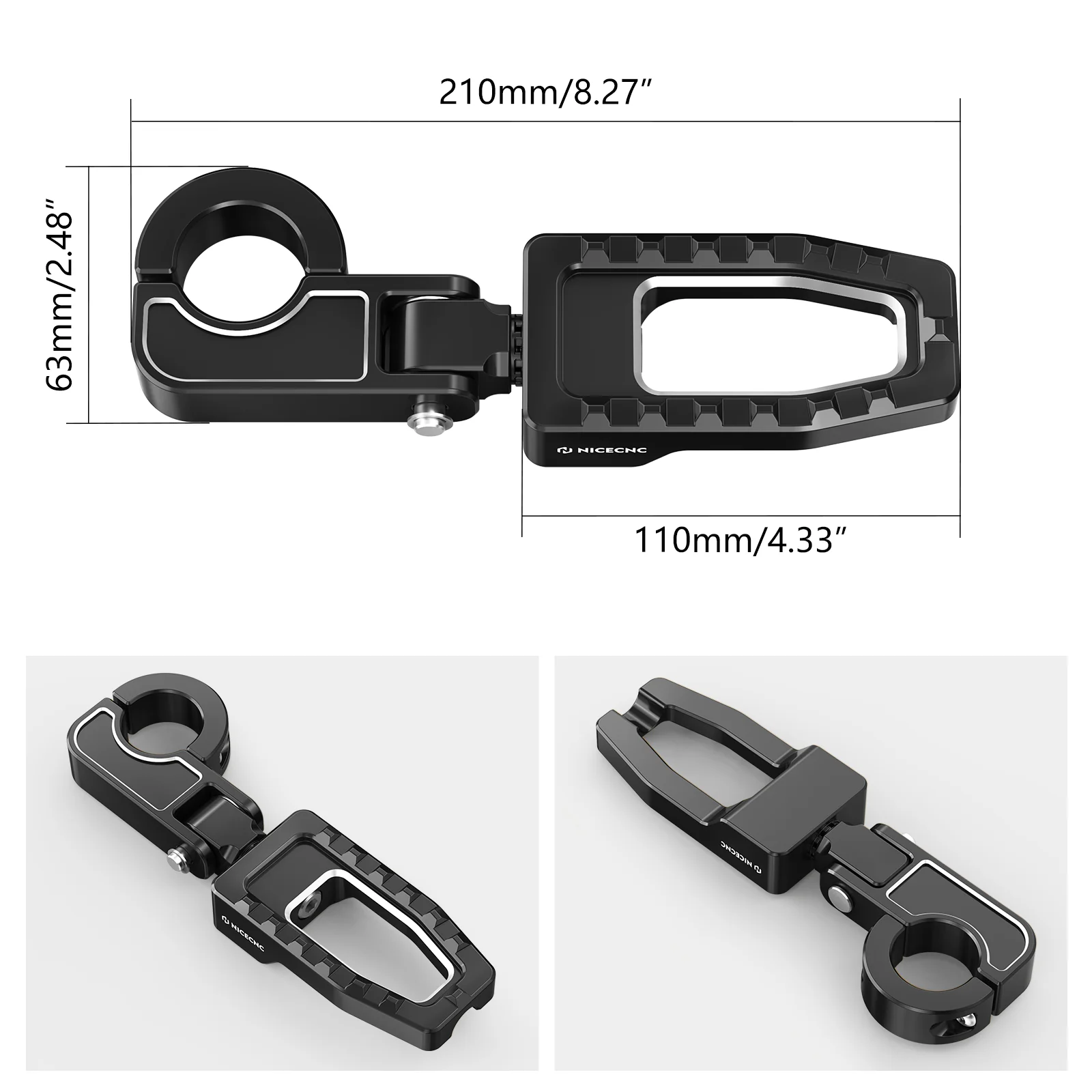 Highway Engine Guard Foot Pegs For Harley Road King Electra Street Glide Ultra Limited - Image 18
