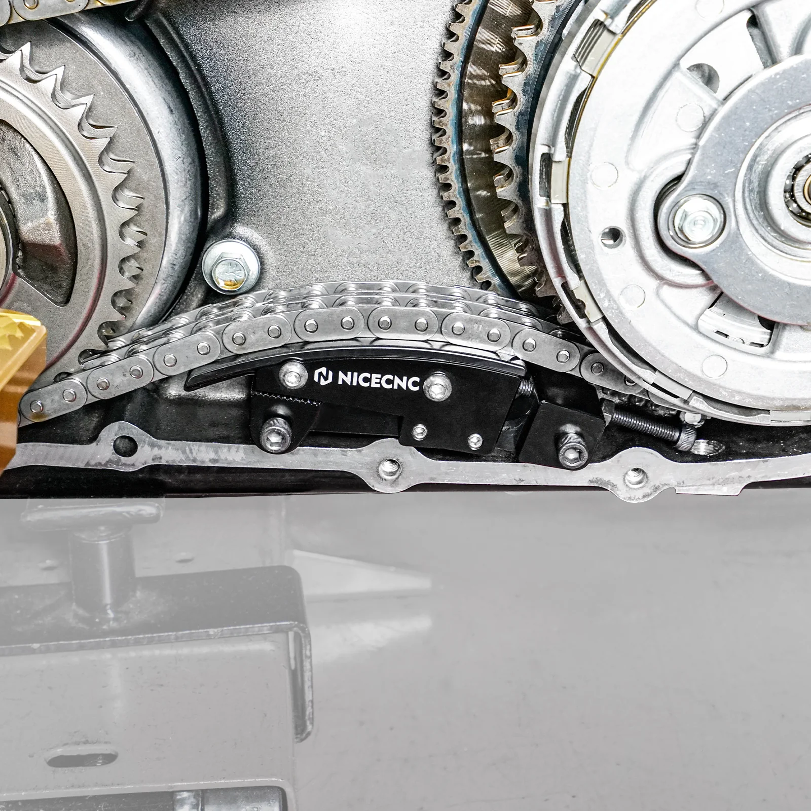 Manual Primary Chain Tensioner Adjuster For Harley Road King Electra Street Glide - Image 3