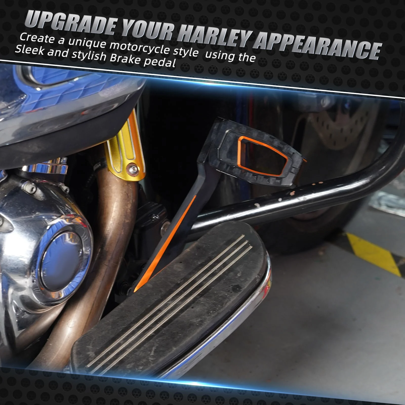 Rear Brake Lever Pedal Kit For Harley Road King Electra Street Glide Ultra Limited Freewheeler - Image 11