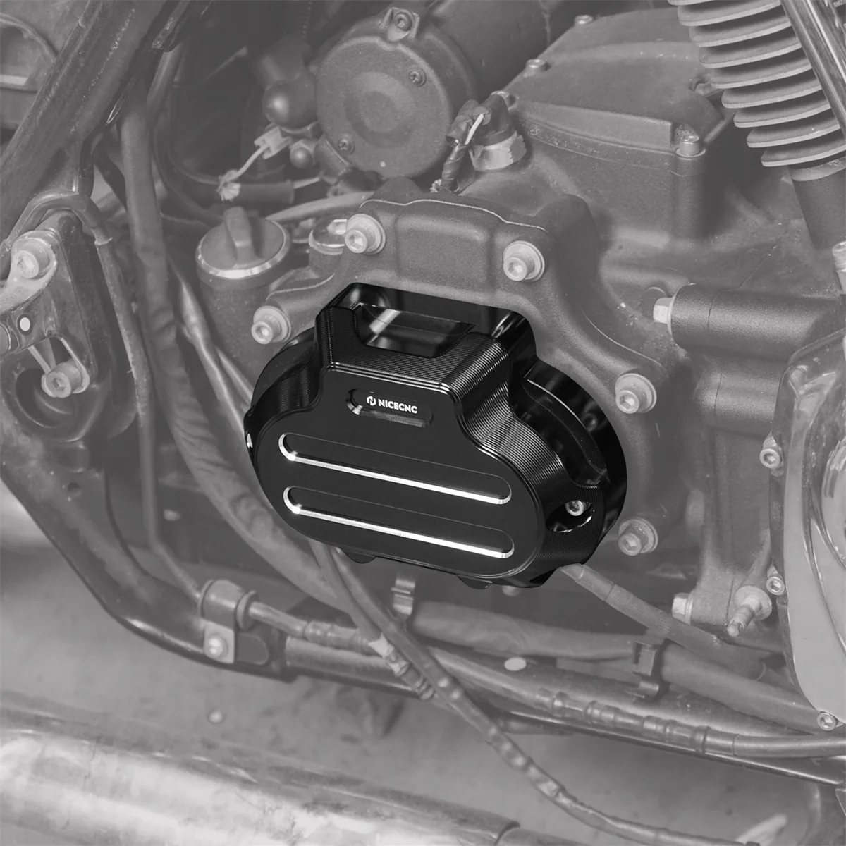 Transmission Side Cover For Harley Road King Electra Street Glide Ultra Limited Freewheeler - Image 4