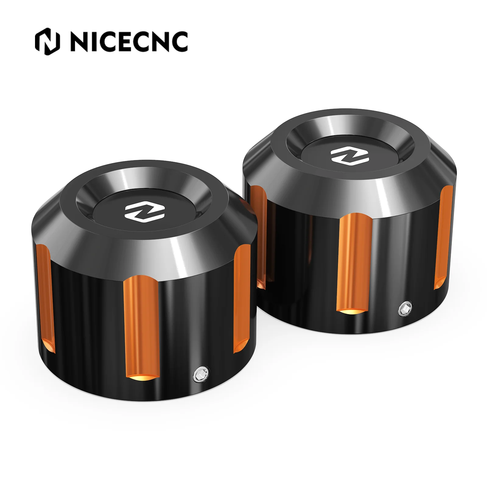 Rear Axle Nut Covers Caps For Harley Road King Electra Street Glide - Image 5