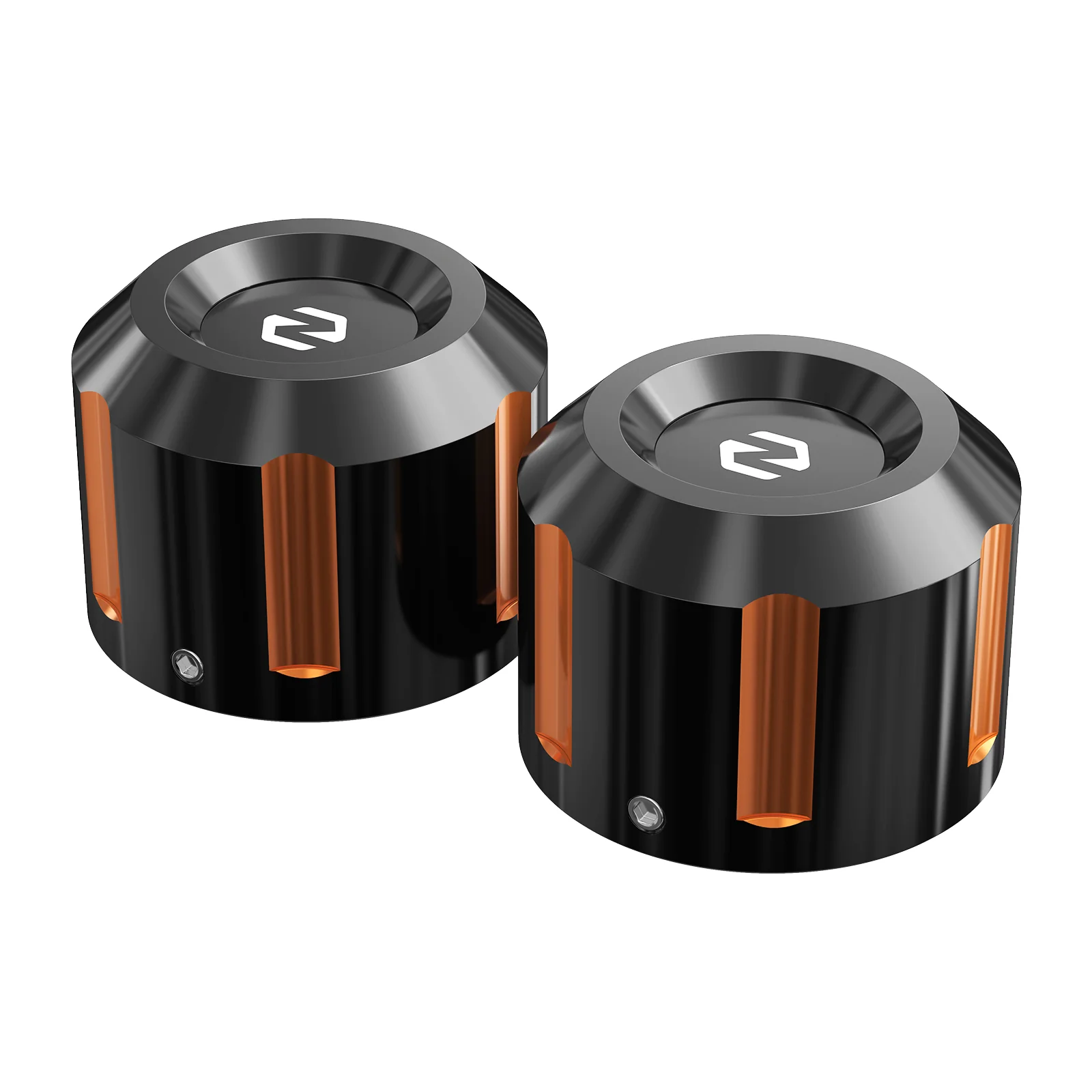 Rear Axle Nut Covers Caps For Harley Road King Electra Street Glide - Image 9