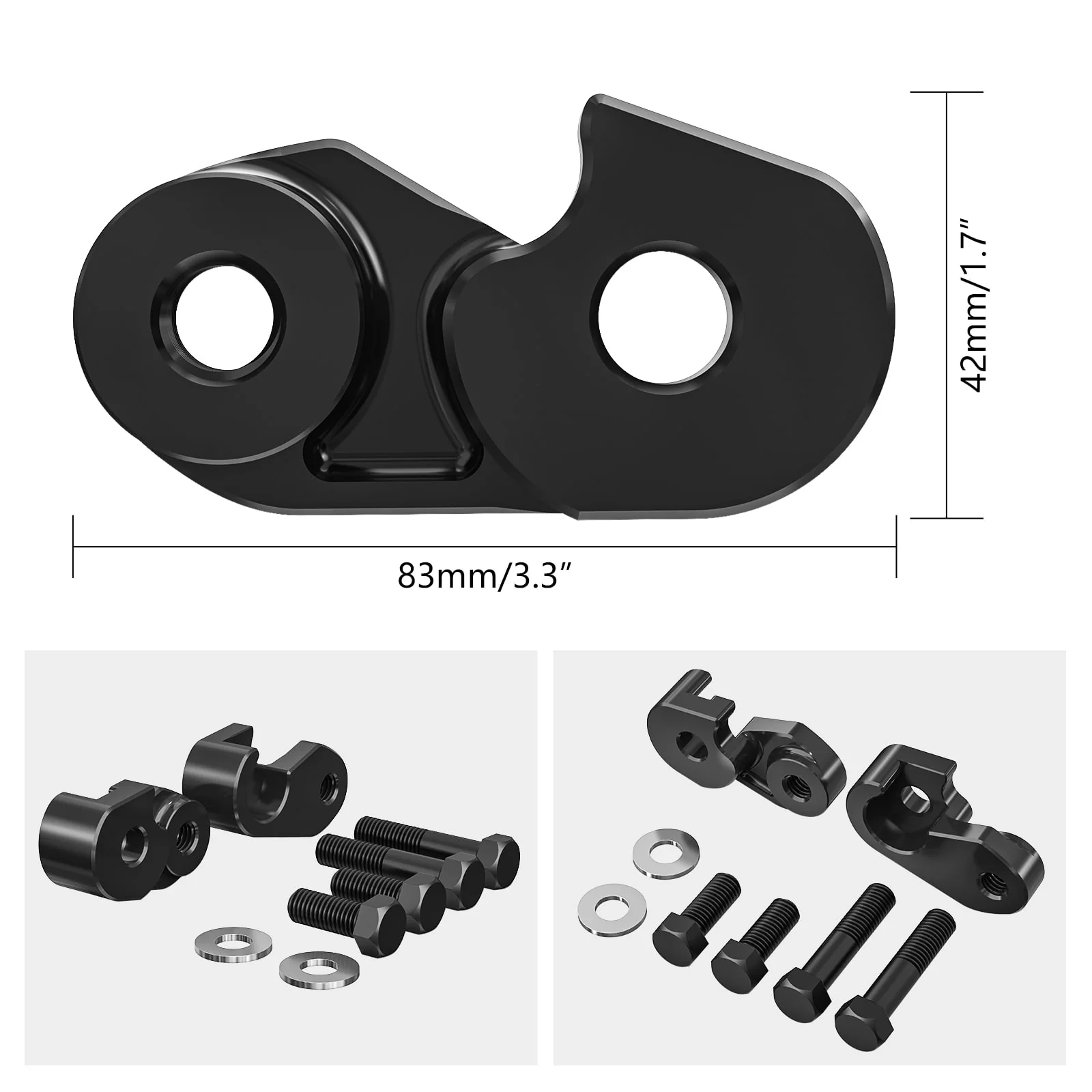 Shock Lift Bracket Rear Suspension Riser Kit For Harley Road King Electra Street Glide - Image 5
