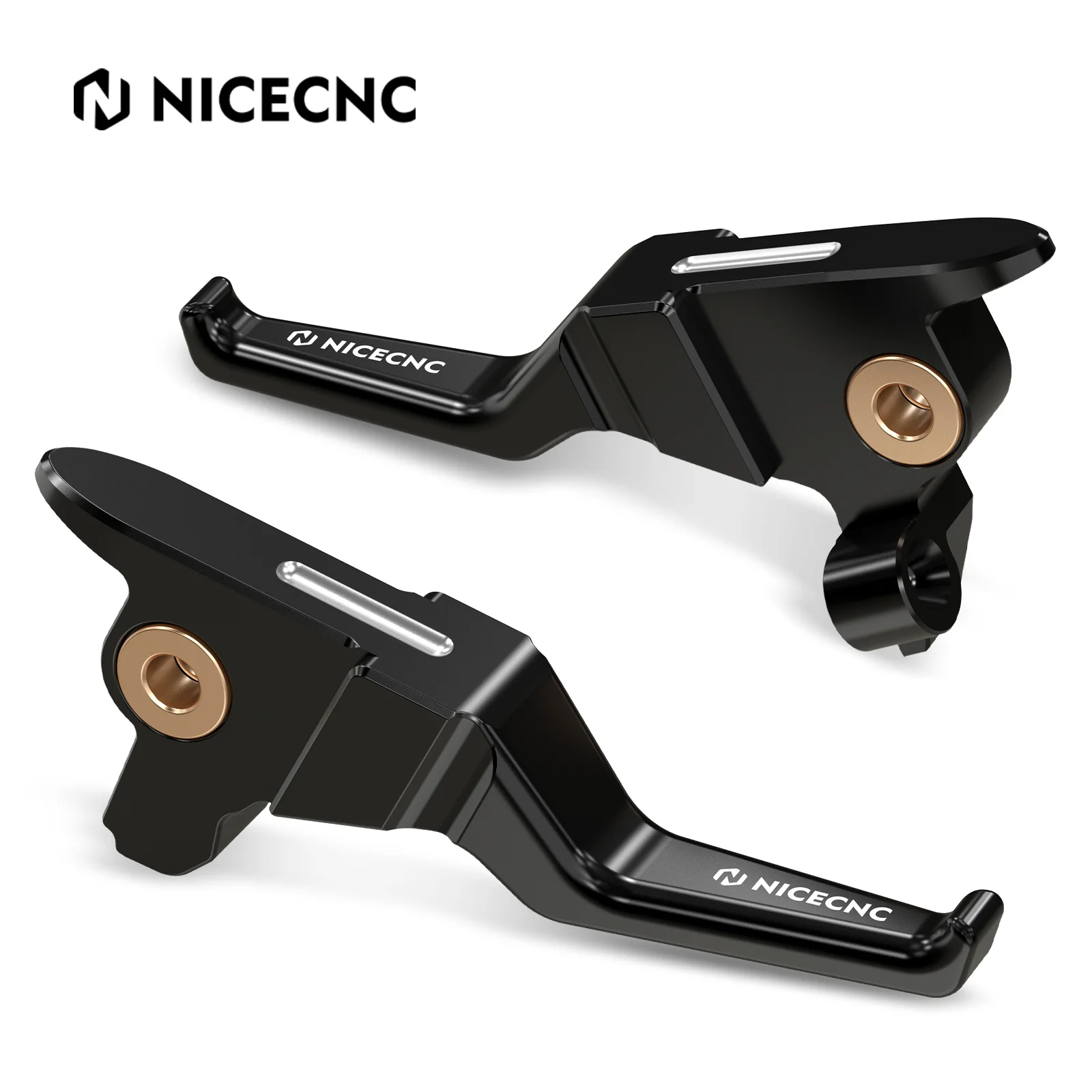 2-Finger Control Shorty Clutch Brake Levers For Harley Road King Electra Street Glide - Image 13
