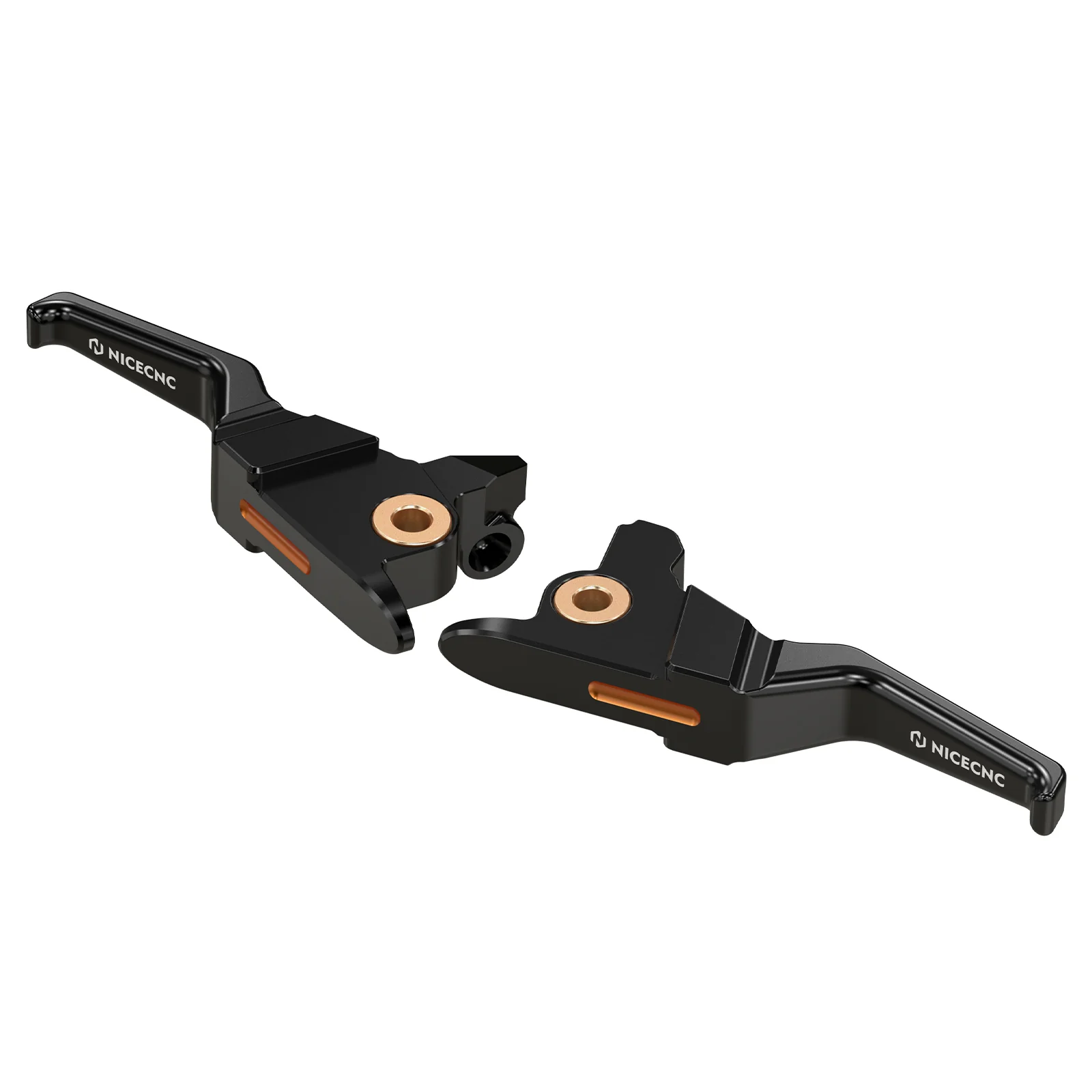 2-Finger Control Shorty Clutch Brake Levers For Harley Road King Electra Street Glide - Image 7