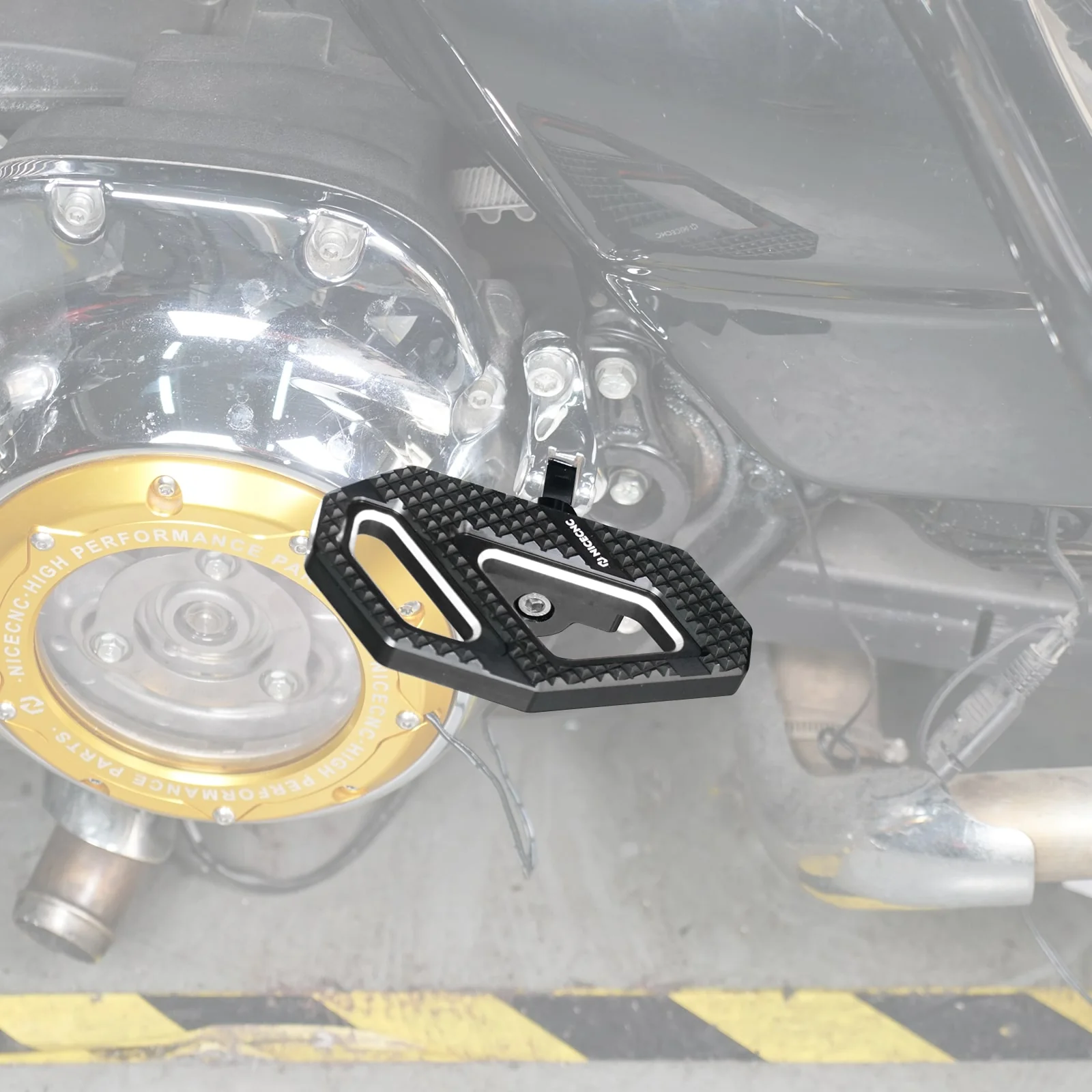 Enlarged Passenger Floorboards Footboard Foot Floor For Harley Road King Street Glide - Image 5