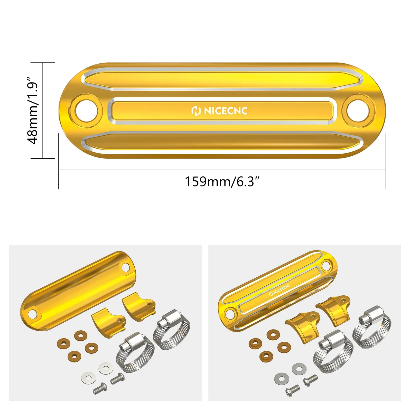 Muffler Exhaust Pipe Heat Shield Cover Heel Guard For Harley Road King Street Glide - Image 14