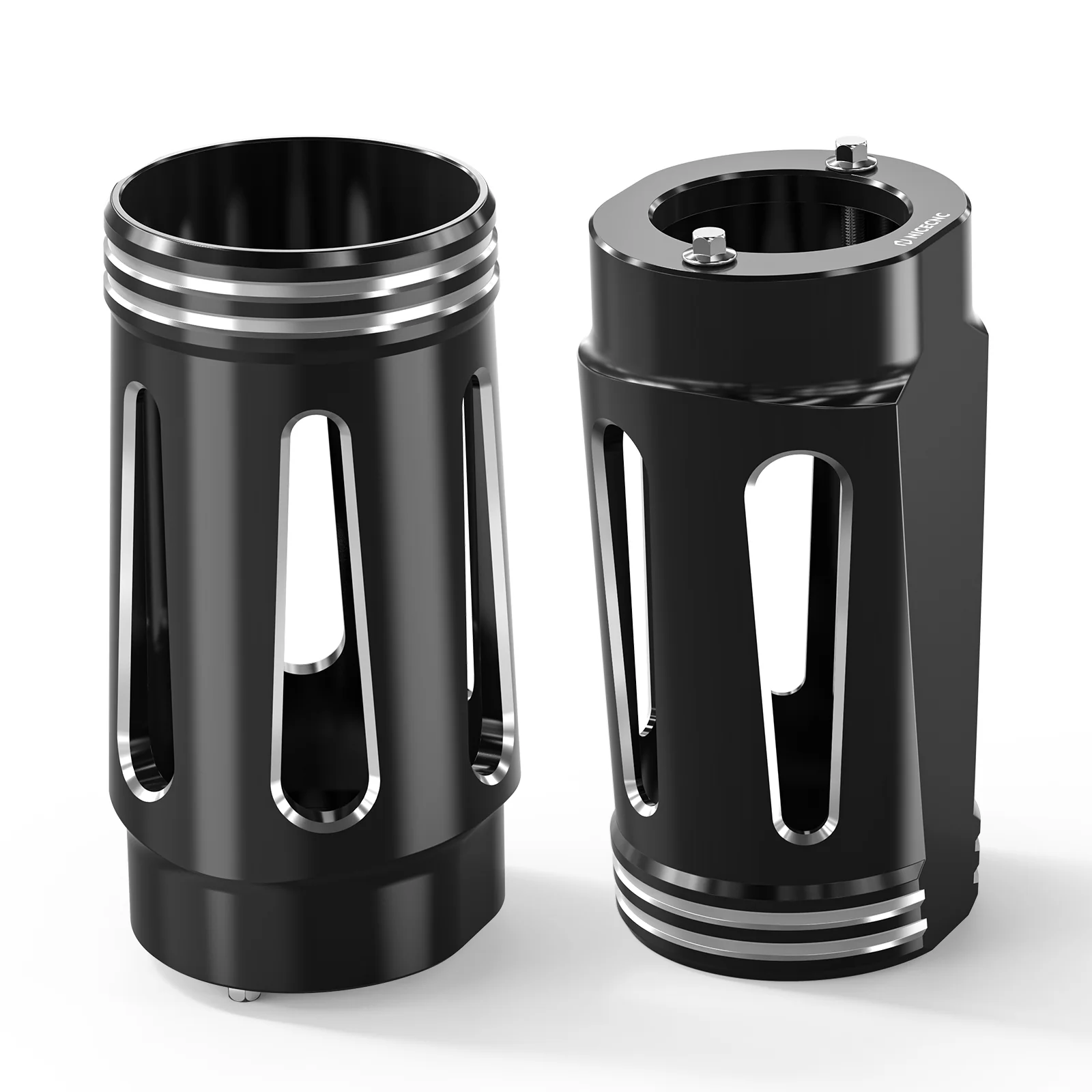 Front Fork Tube Slider Covers For Harley Road King Street Glide Freewheeler Ultra Limited - Image 13