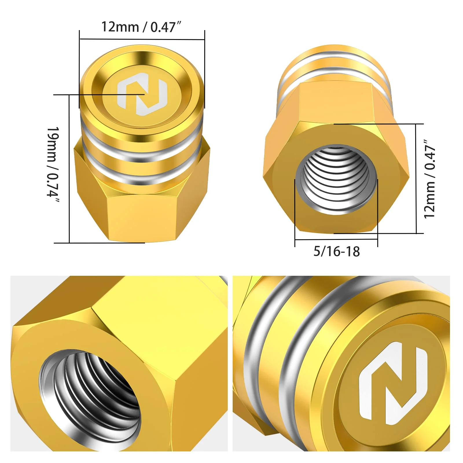 Horn Cover Mounting Nut Locking Kit For Harley Road King Electra Street Glide - Image 10