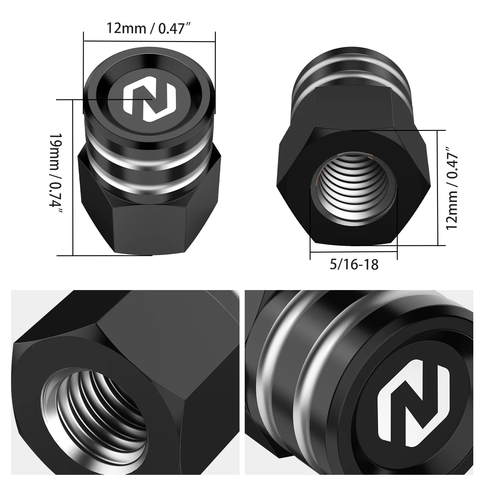 Horn Cover Mounting Nut Locking Kit For Harley Road King Electra Street Glide - Image 14