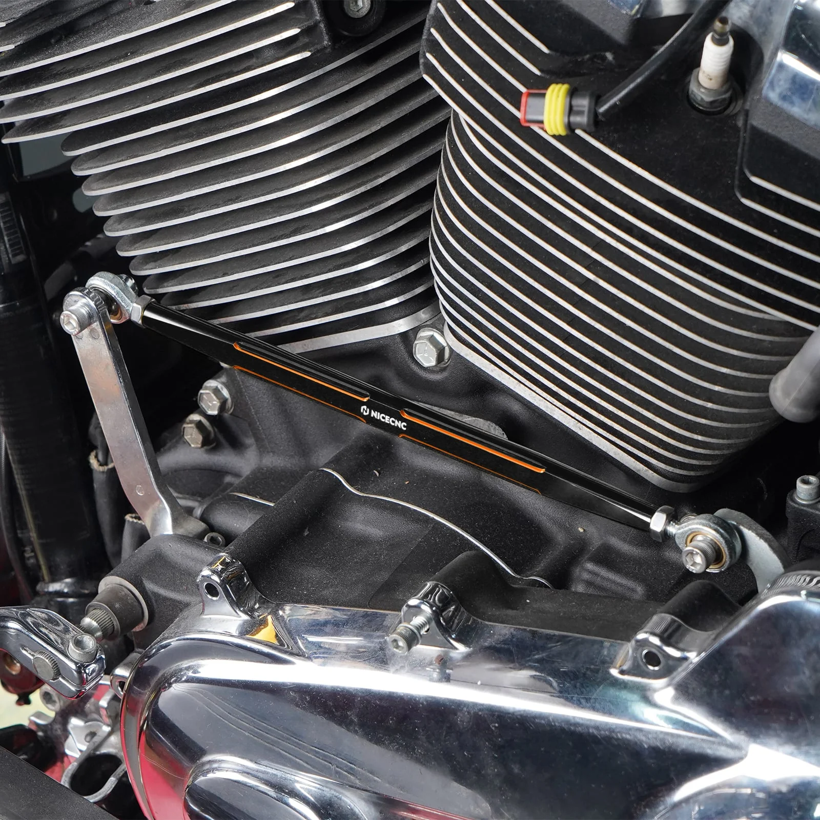 Transmission Inner Shifter Lever Arm Linkage Rod Kit For Harley Road King Electra Street Glide - Image 2
